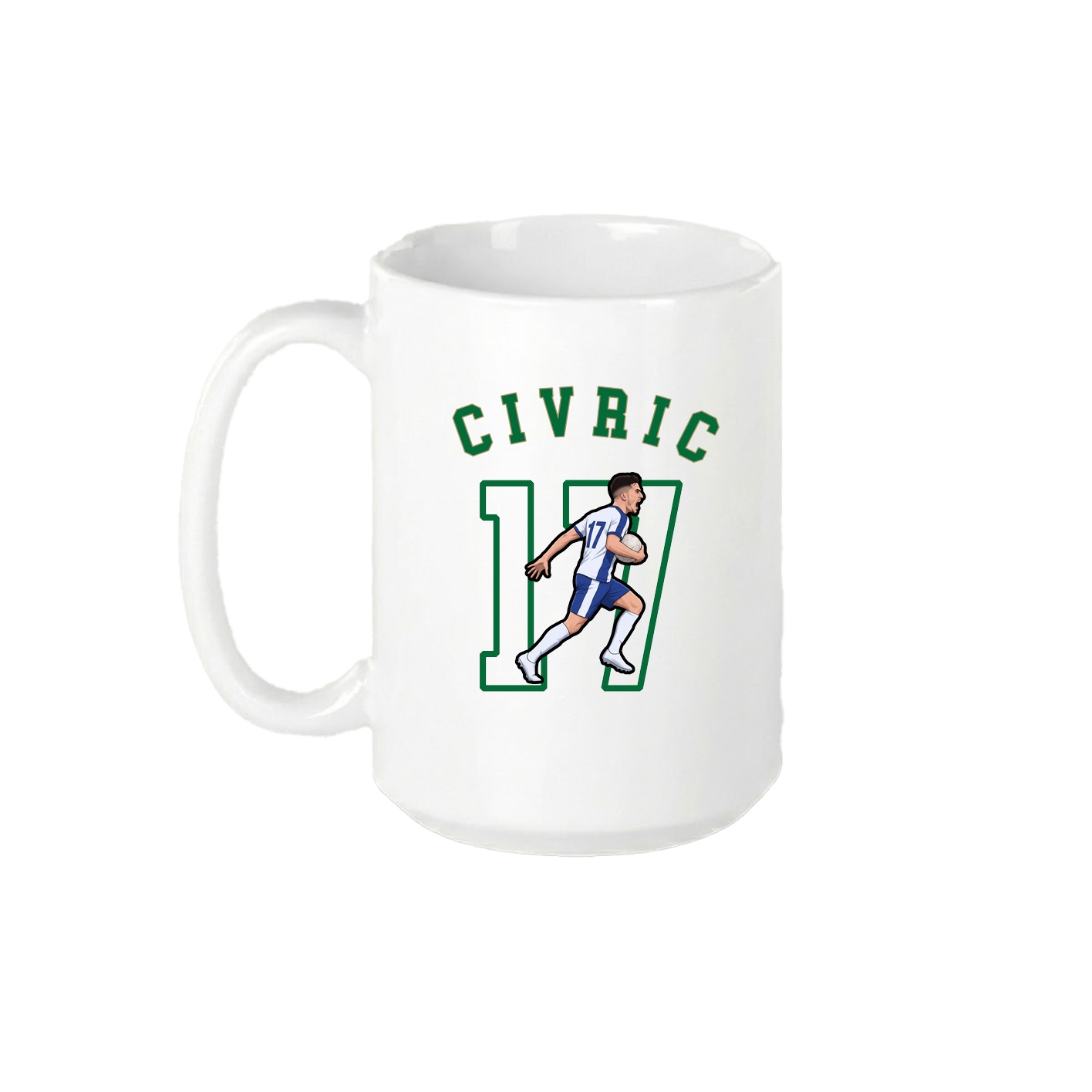 15oz Coffee Mug — Shirsey Arch in White