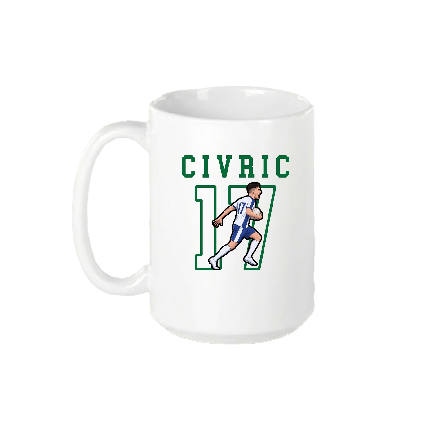 15oz Coffee Mug — Shirsey in White