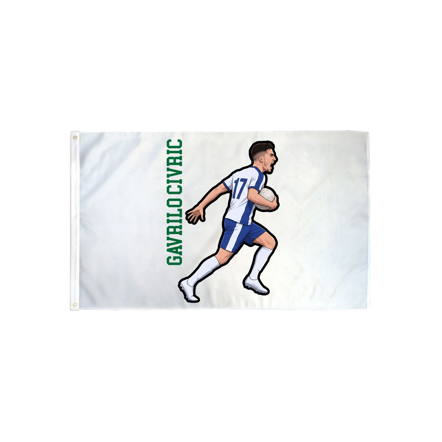 3x5 Flag — Name Vertical in Classic