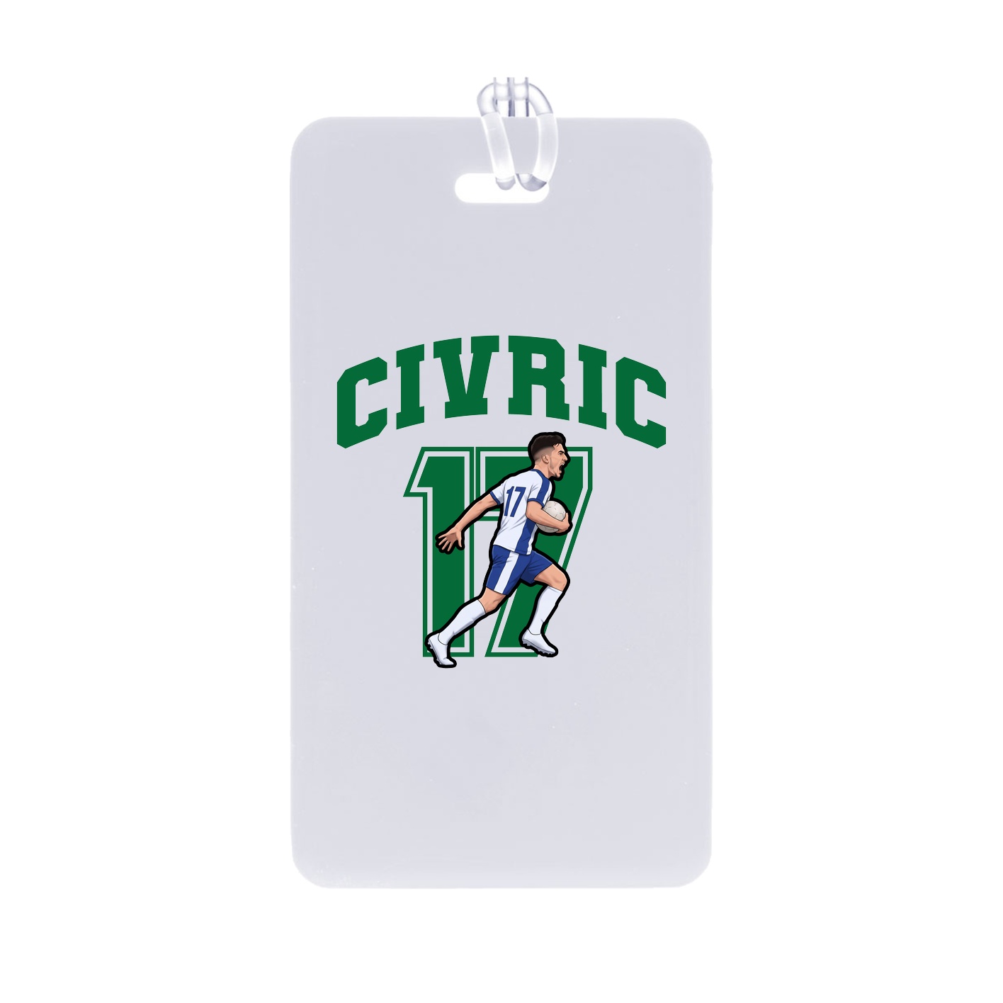 Bag Tag — Number in Classic
