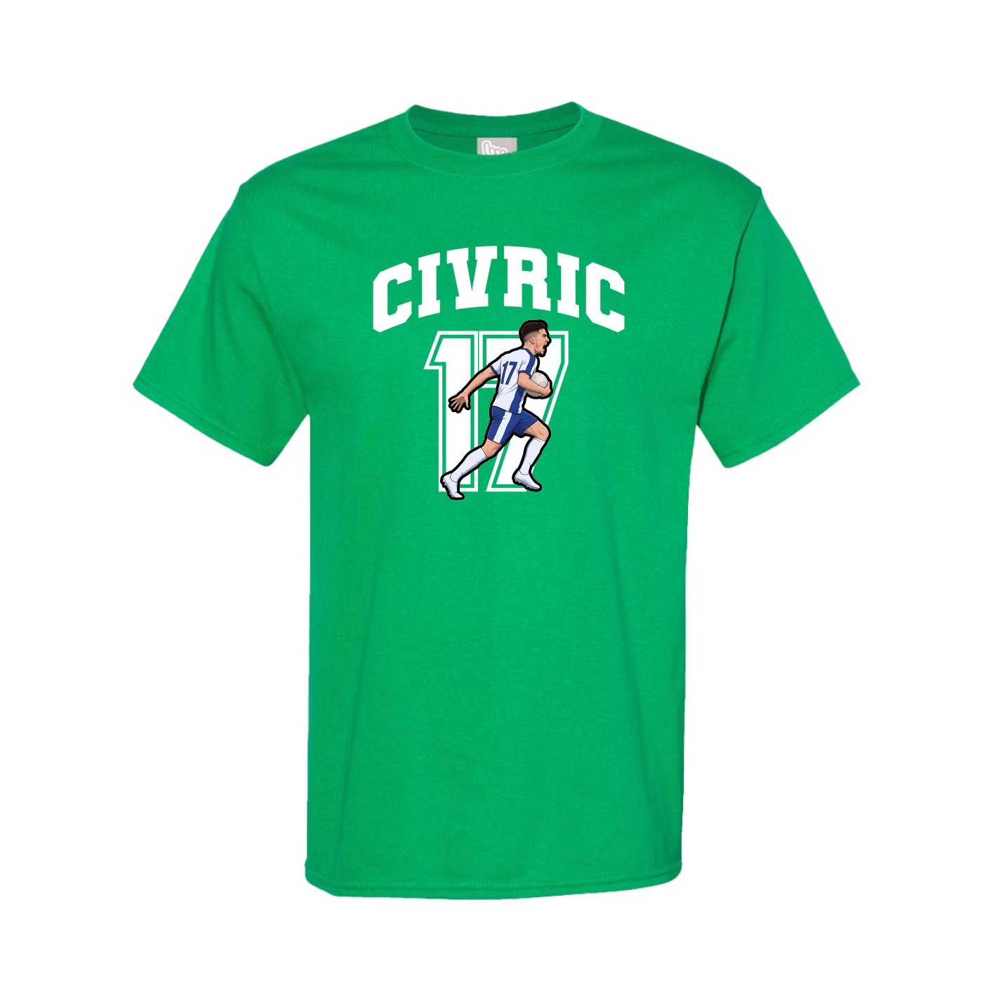 Tee — Number in Green