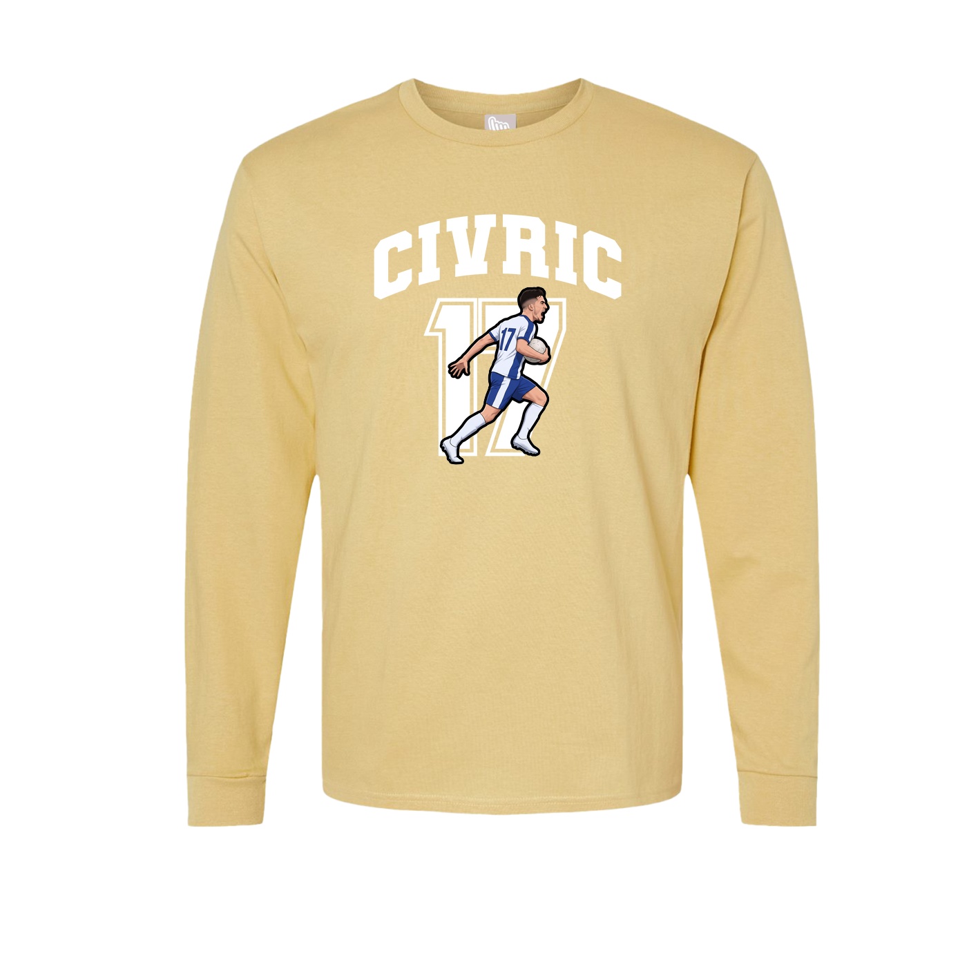 Long Sleeve Tee — Number in Vegas Gold