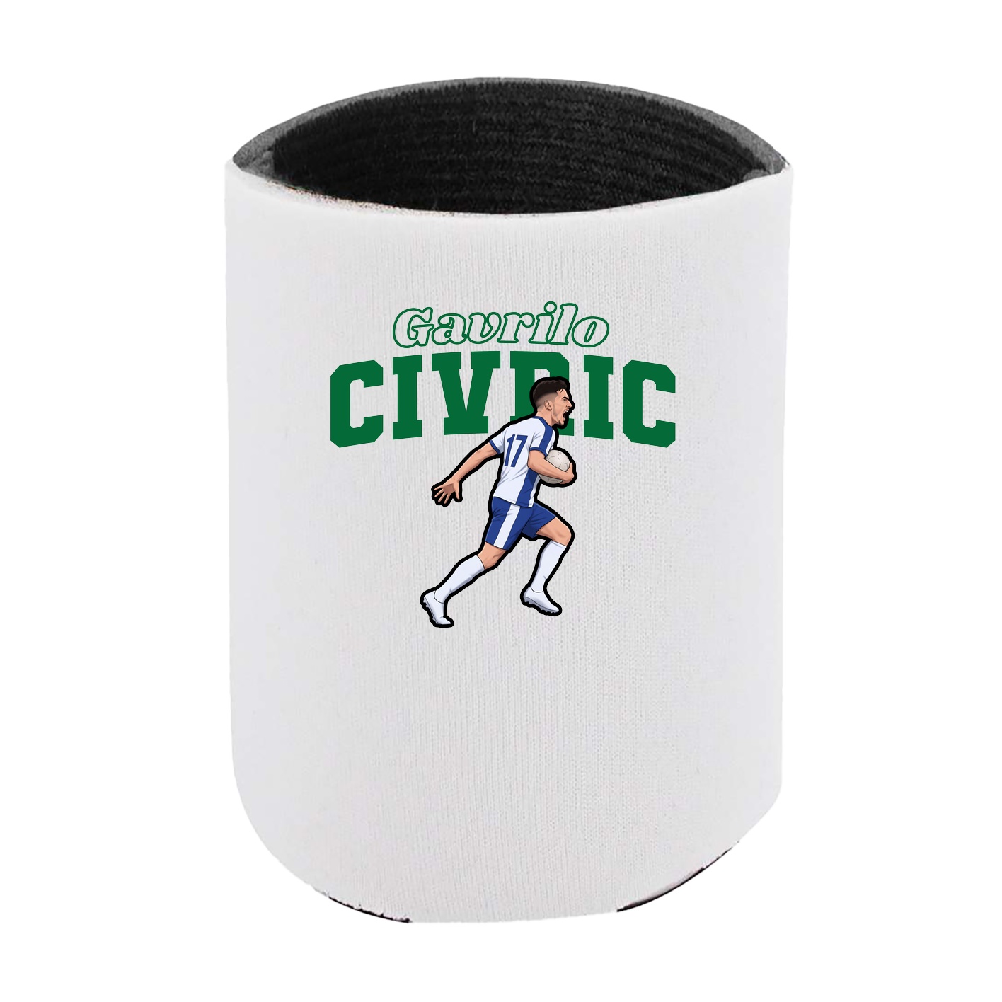 Can Holder — Name Arch in White
