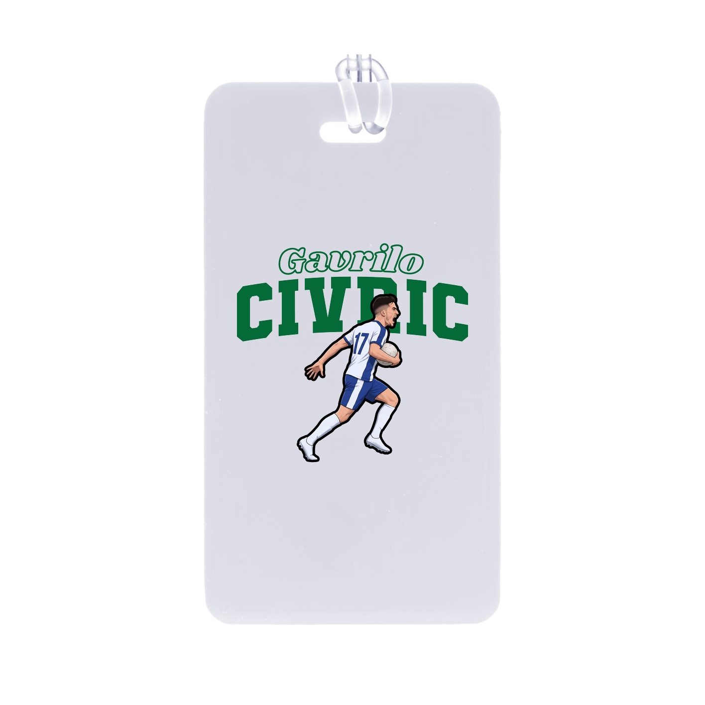 Bag Tag — Name Arch in Classic