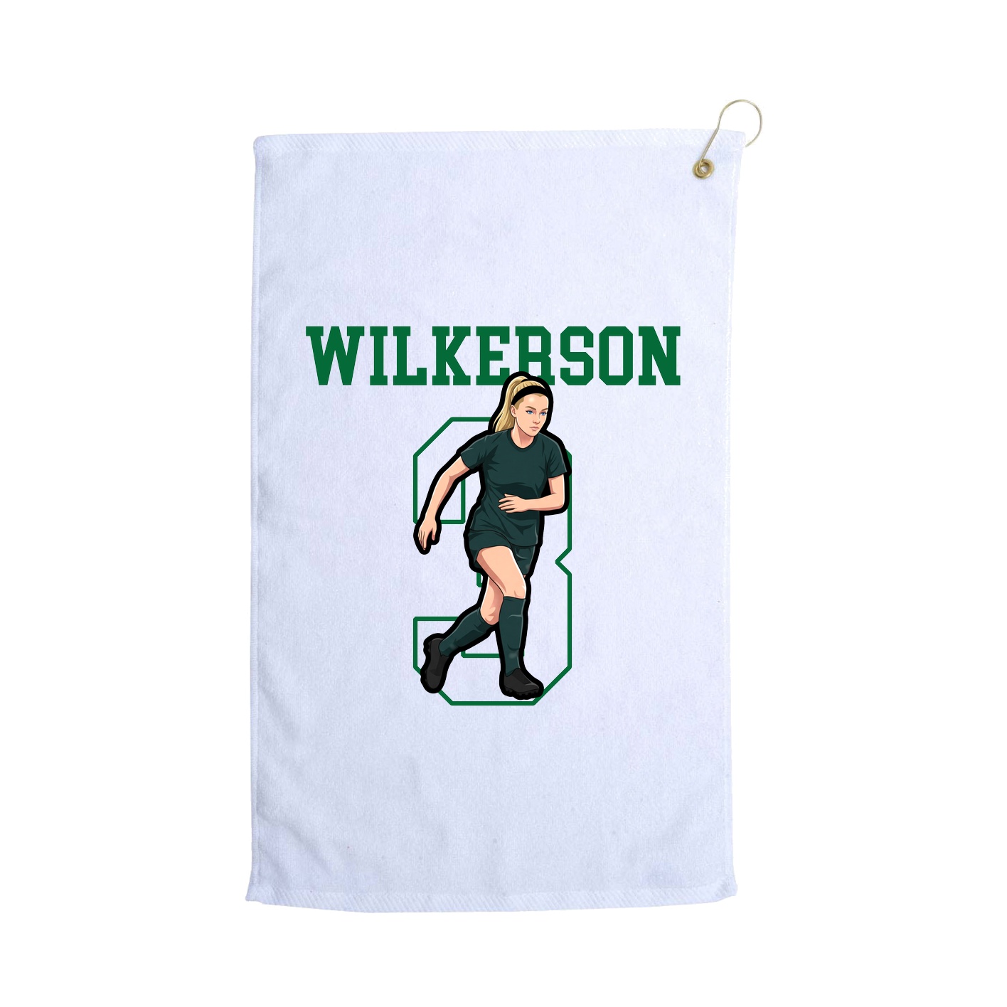 Golf Towel — Shirsey in White