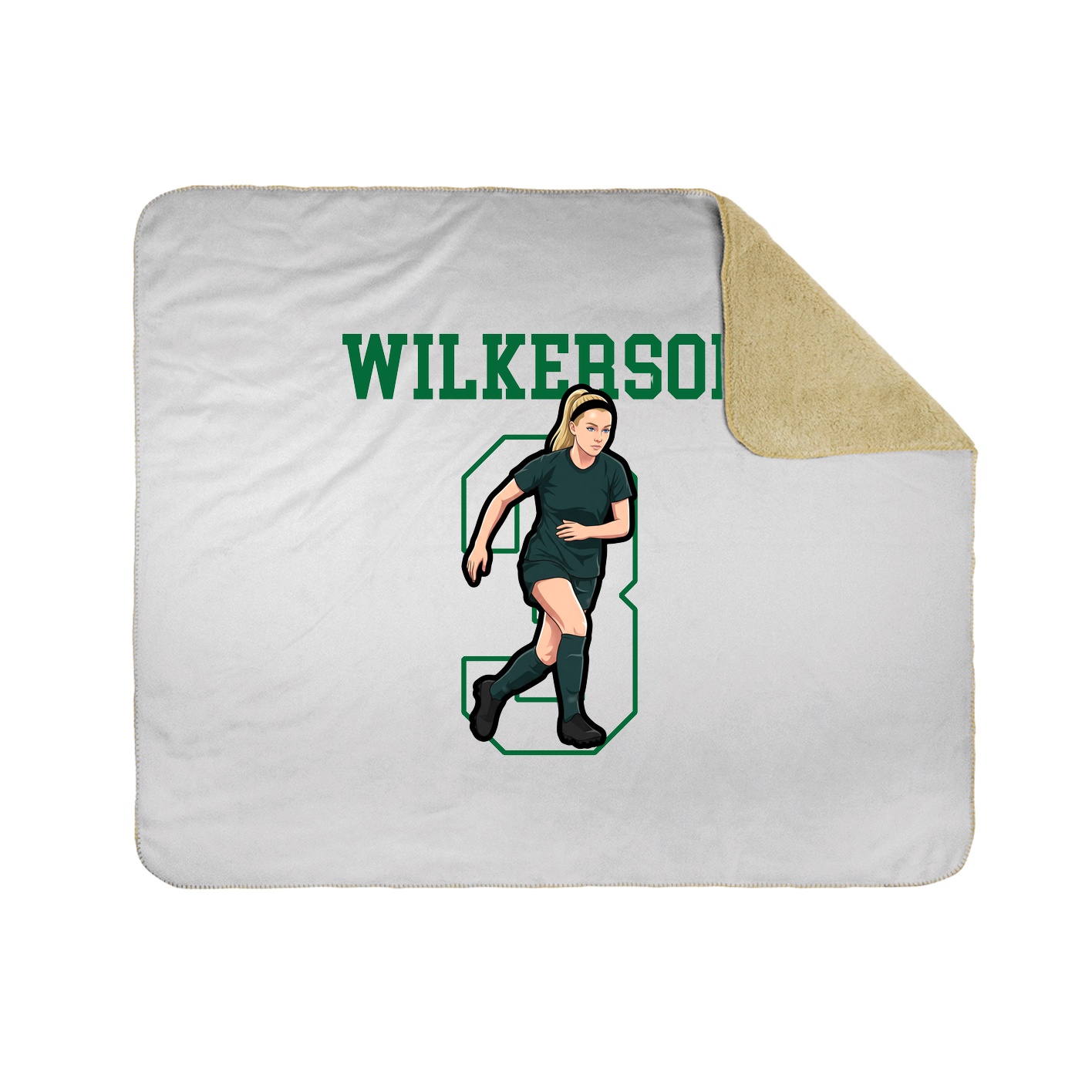 Throw Blanket — Shirsey in White