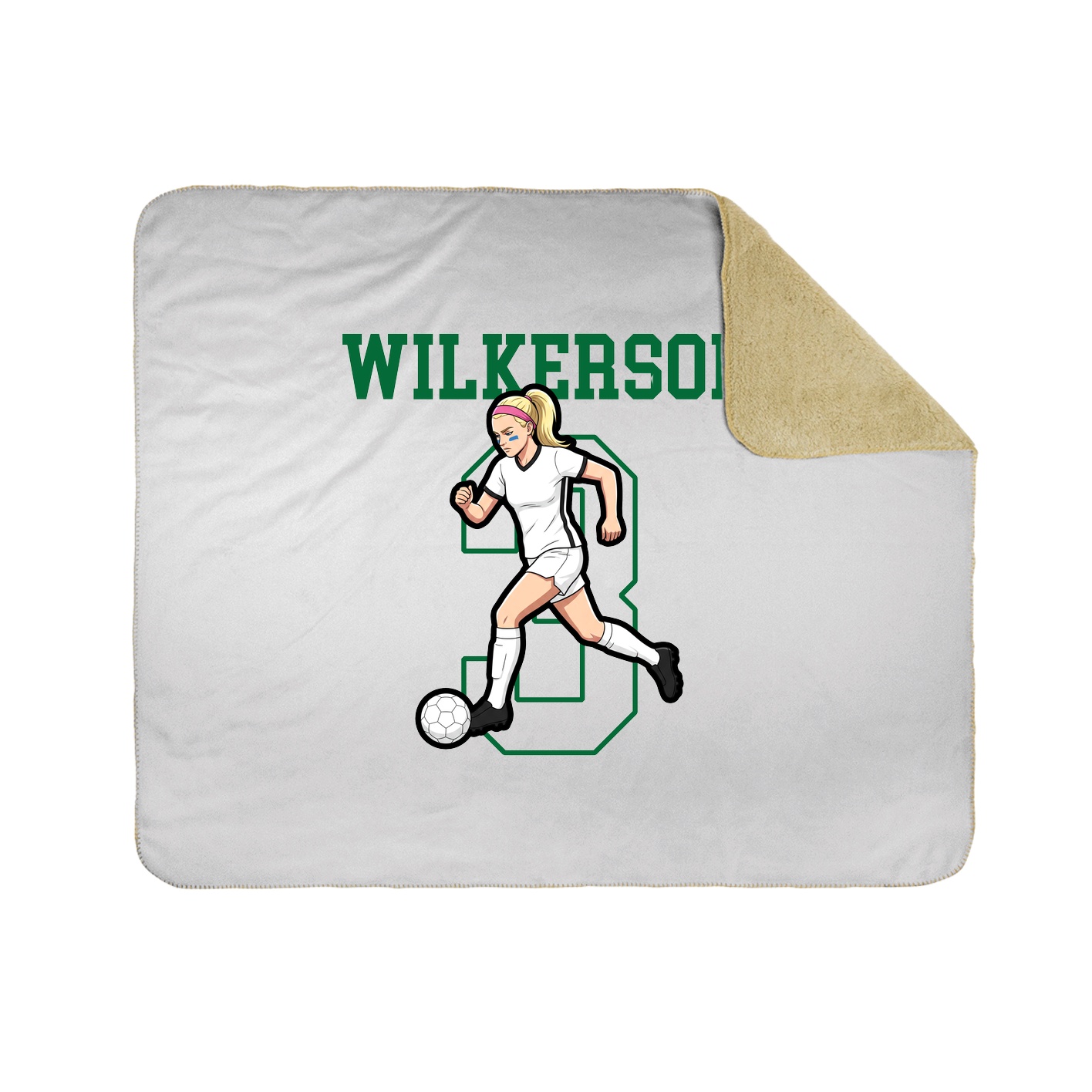 Throw Blanket — Shirsey in White