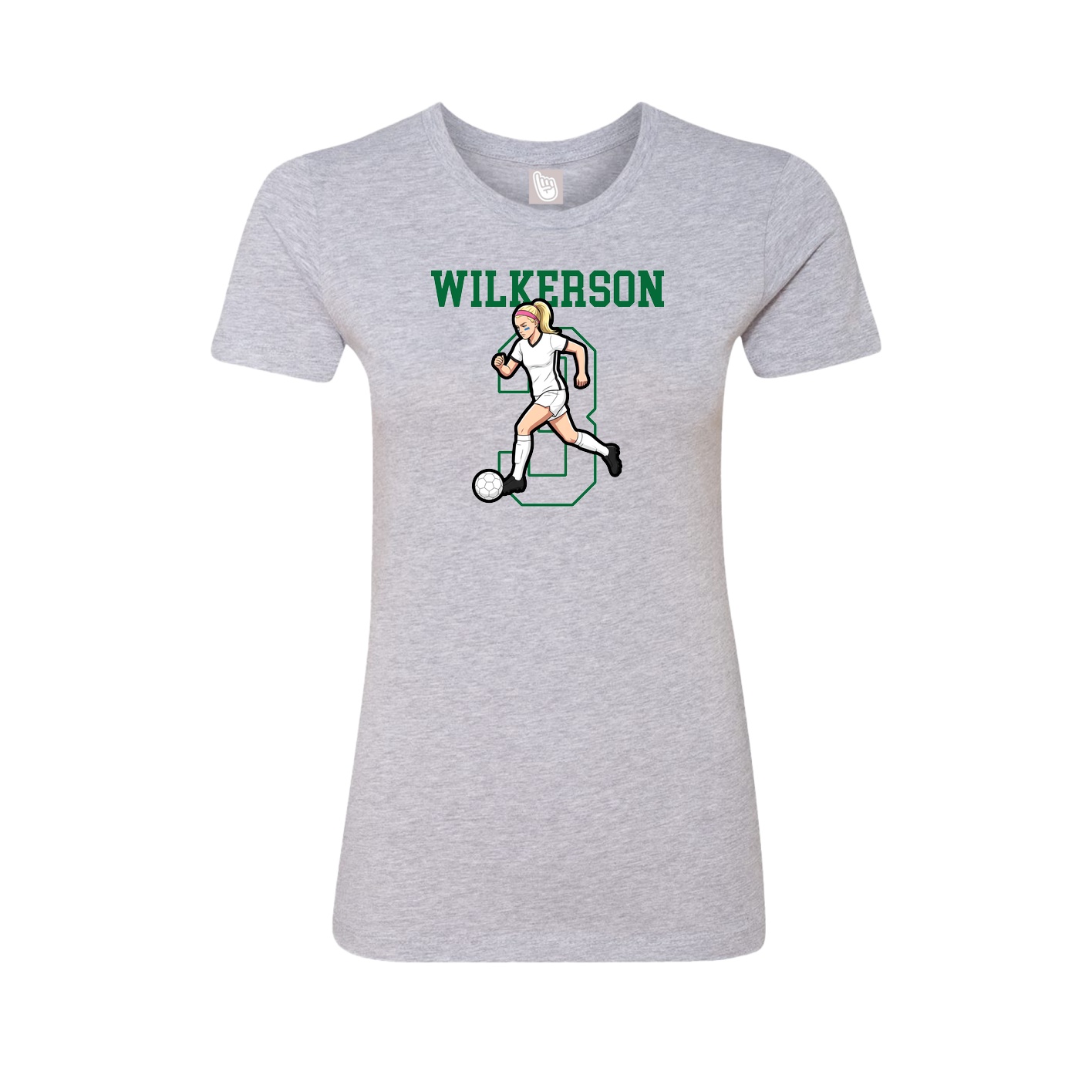 Fitted Women's Tee — Shirsey in Grey