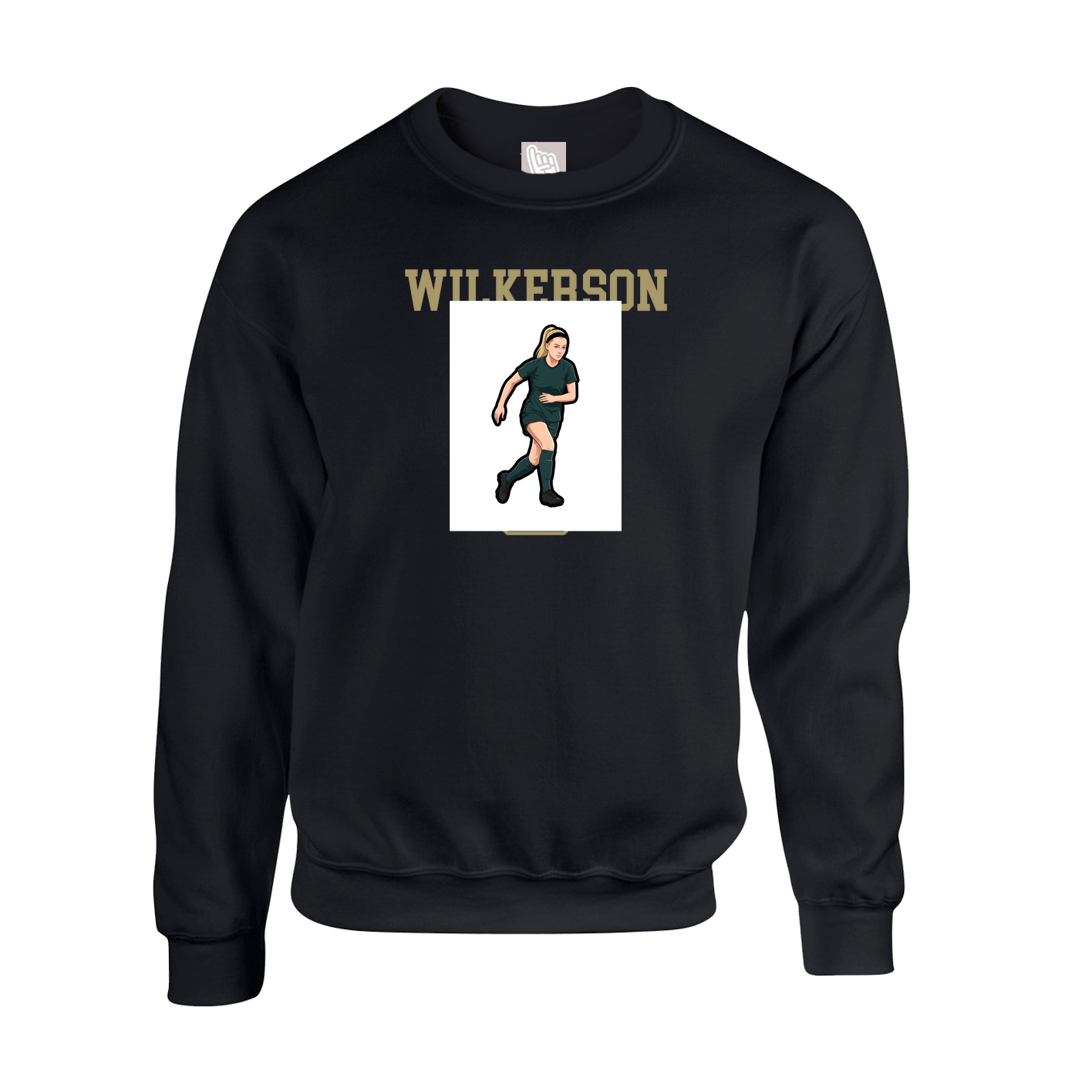 Fleece Crew — Shirsey in Black