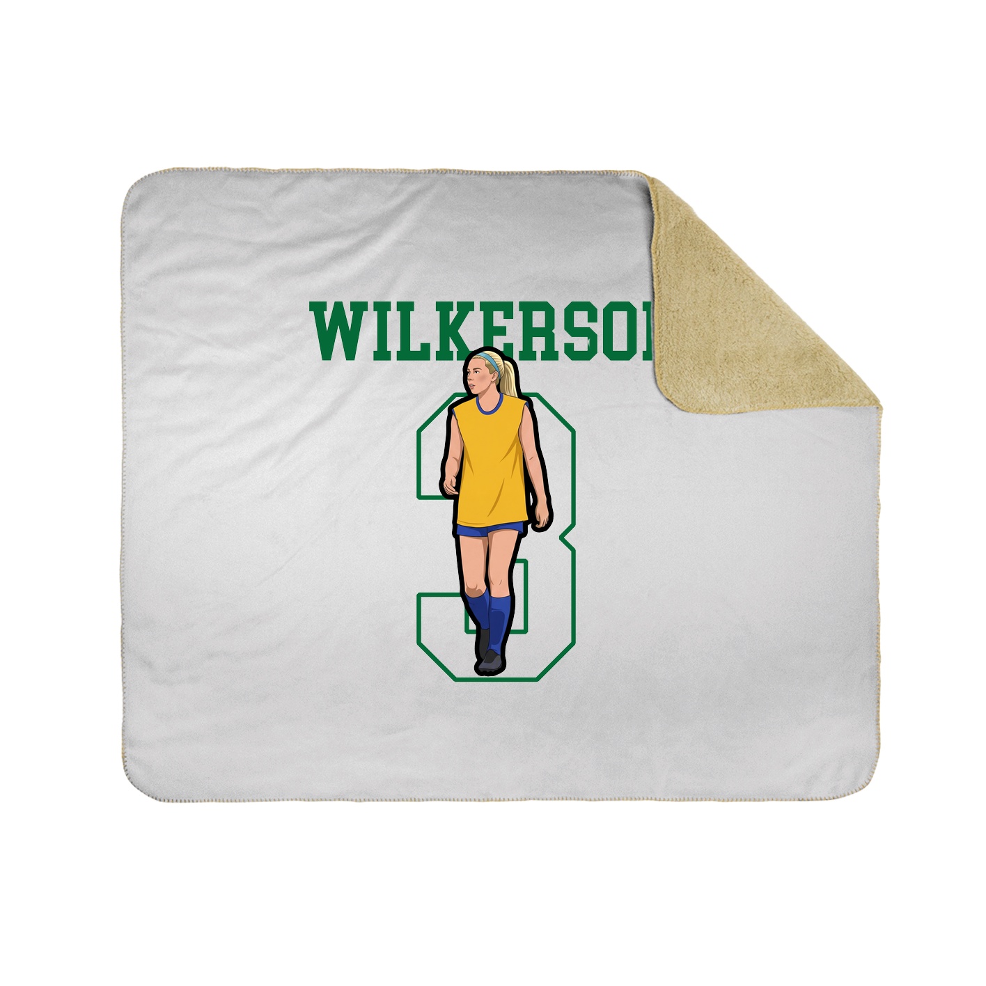 Throw Blanket — Shirsey in White