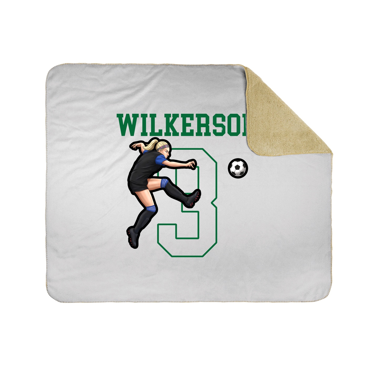 Throw Blanket — Shirsey in White