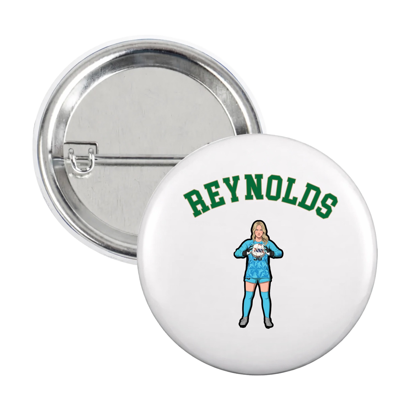 Game Day Button — Shirsey Arch in White