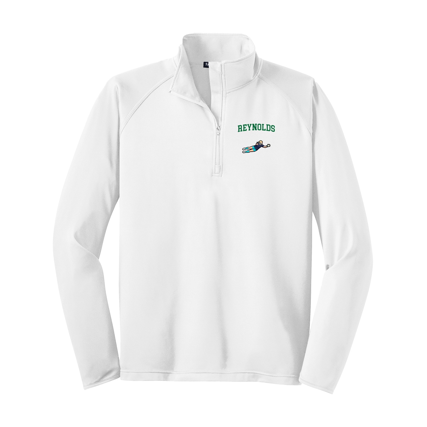 Q-Zip Pullover — Shirsey in White