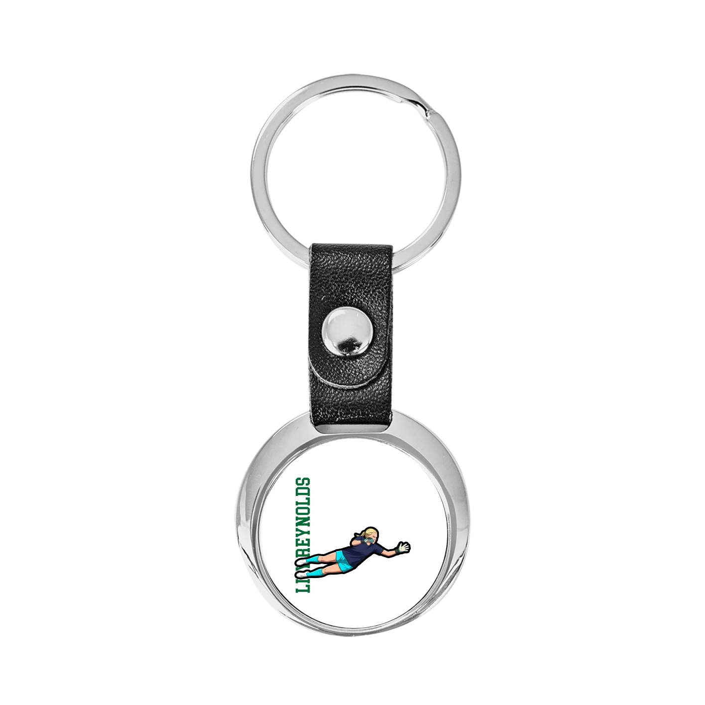 Key Chain — Name Vertical in Classic