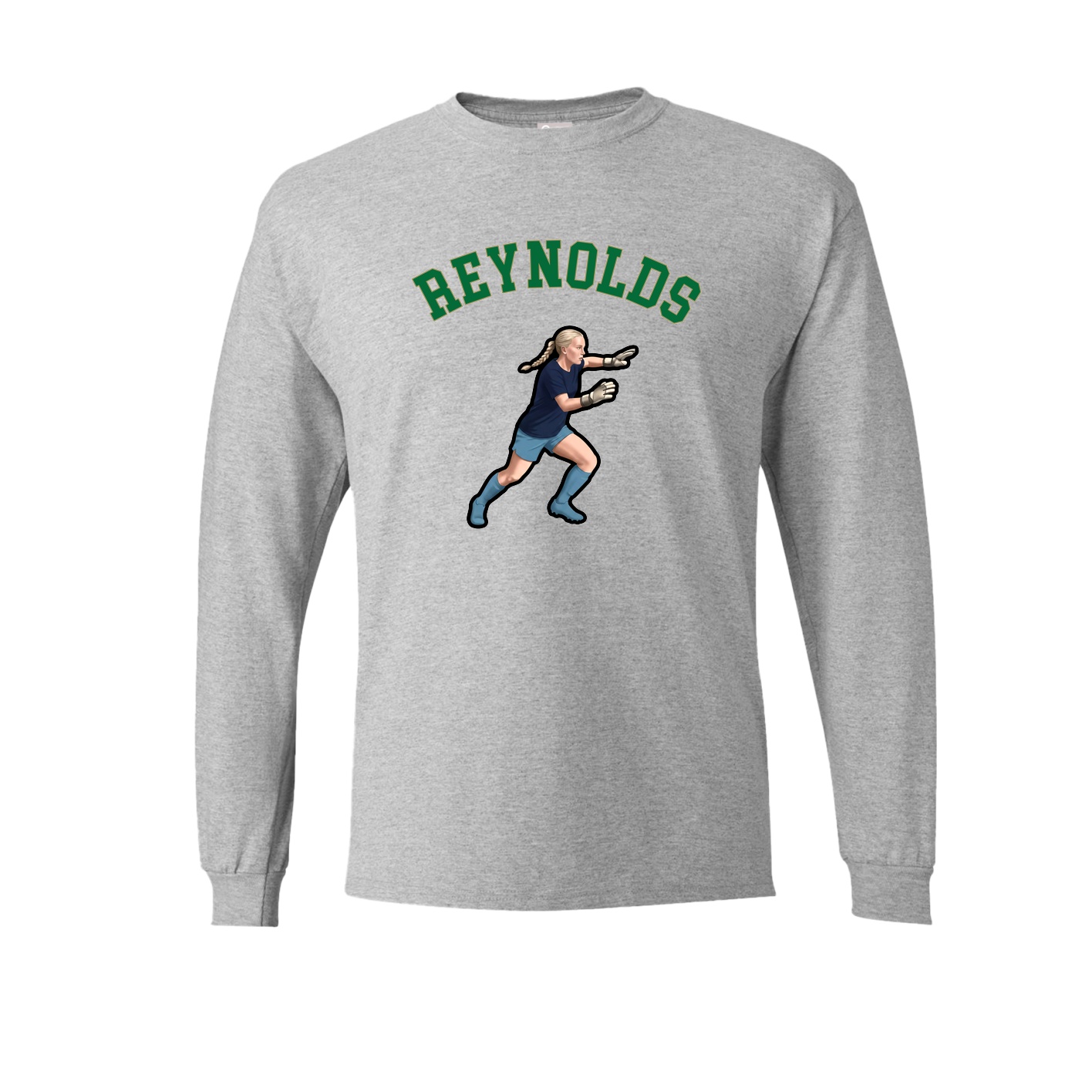Long Sleeve Tee — Shirsey Arch in Grey