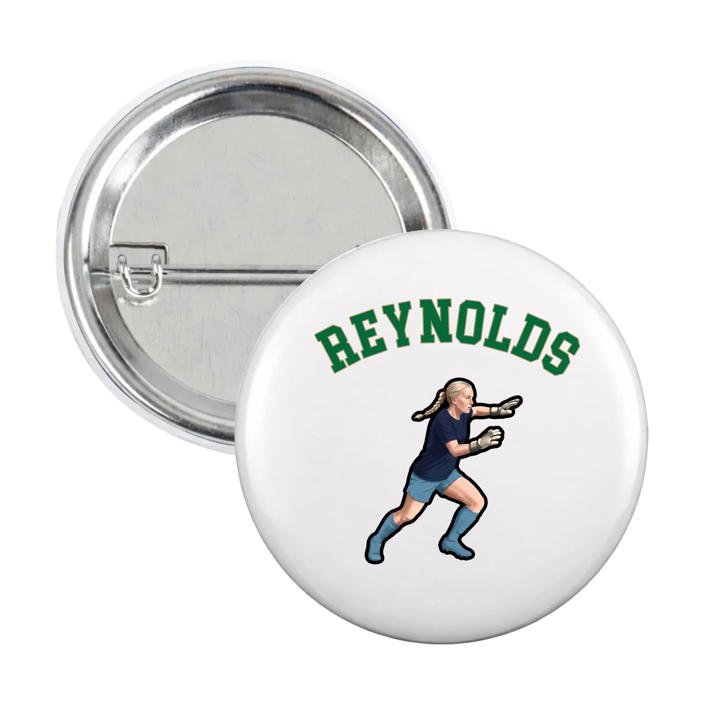Game Day Button — Shirsey Arch in White