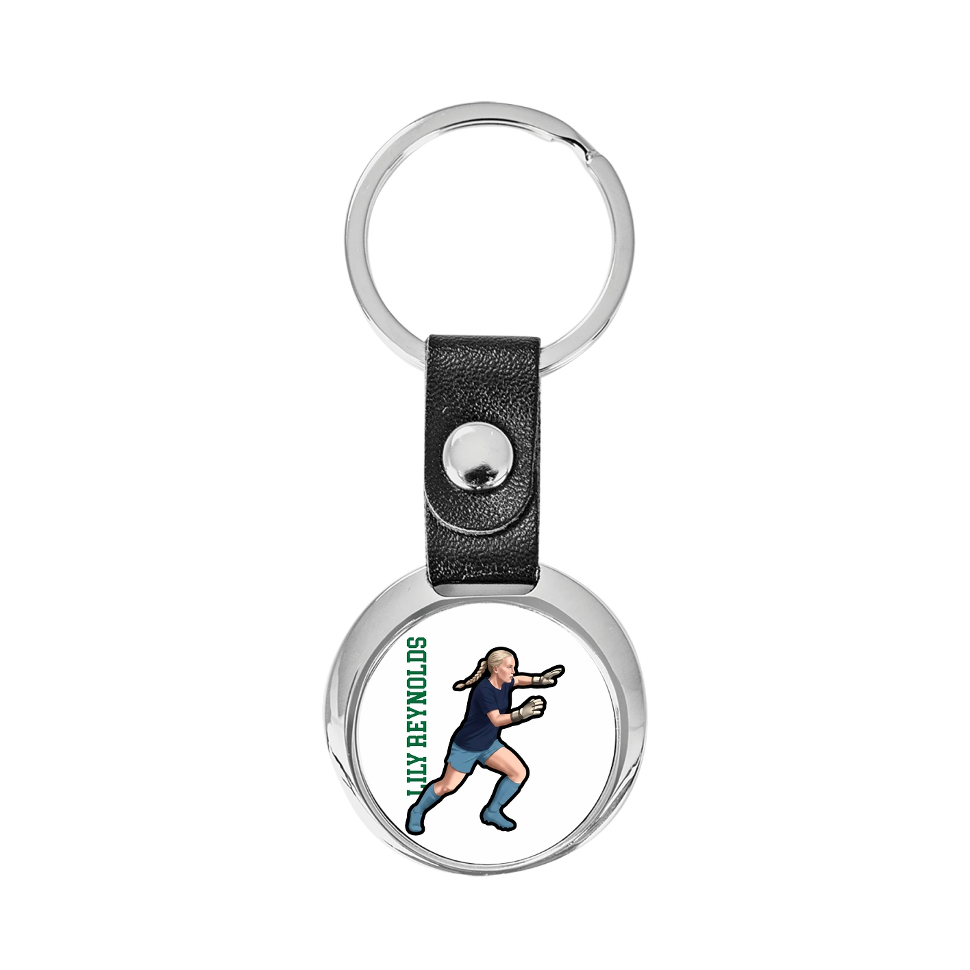 Key Chain — Name Vertical in Classic