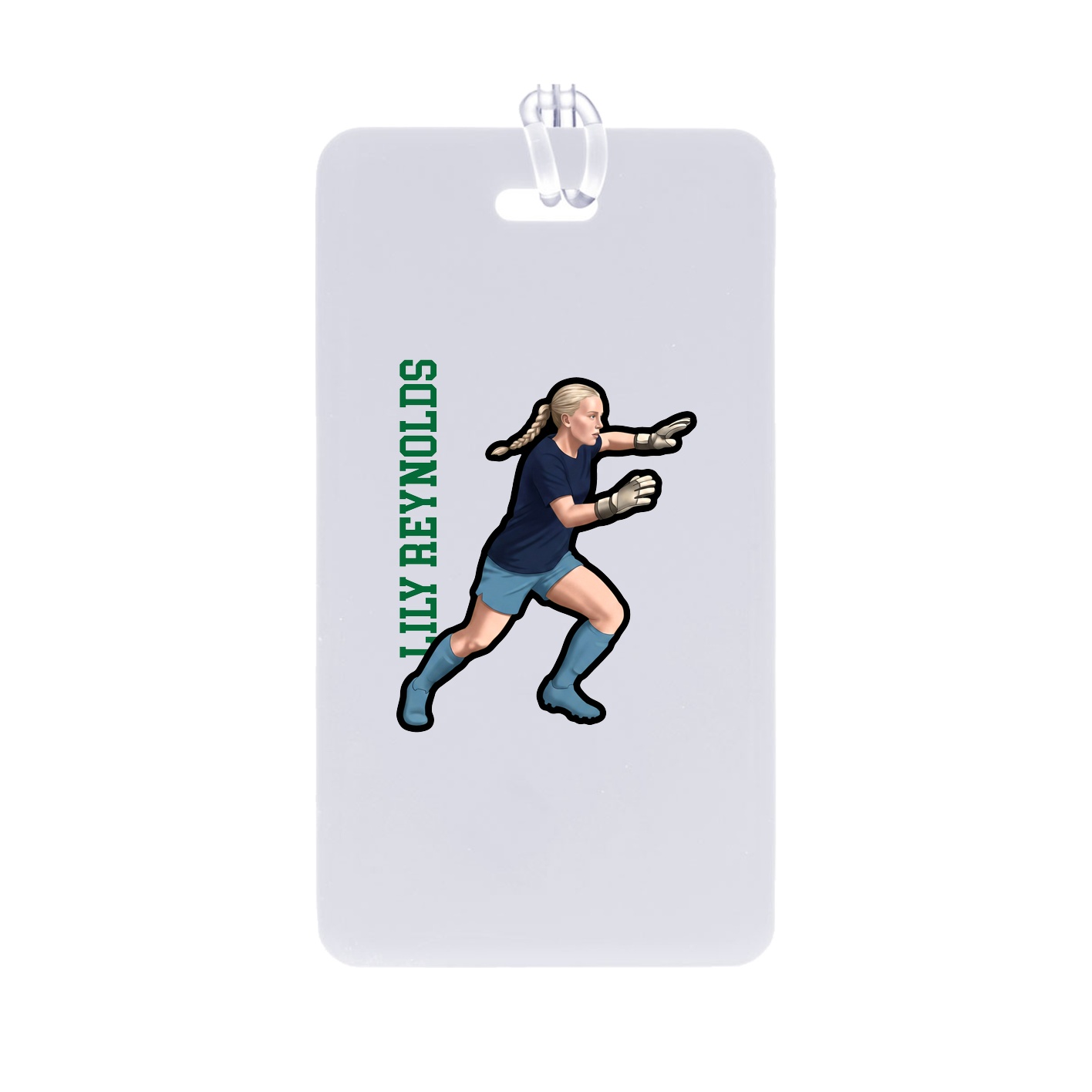 Bag Tag — Name Vertical in Classic