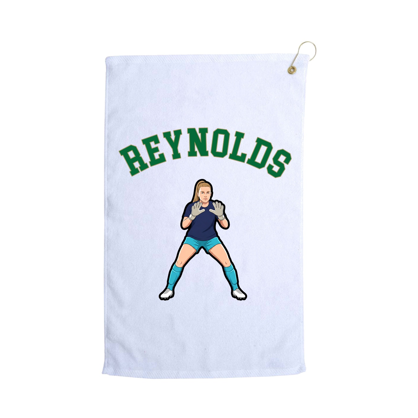 Golf Towel — Shirsey Arch in White