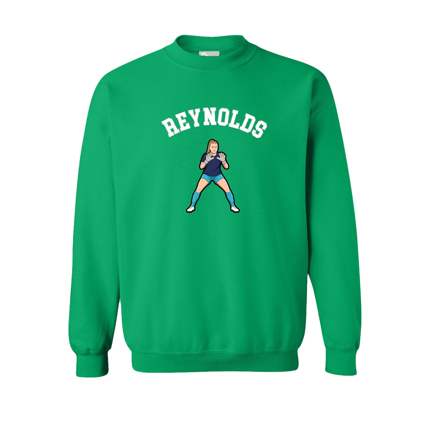 Fleece Crew — Shirsey Arch in Green
