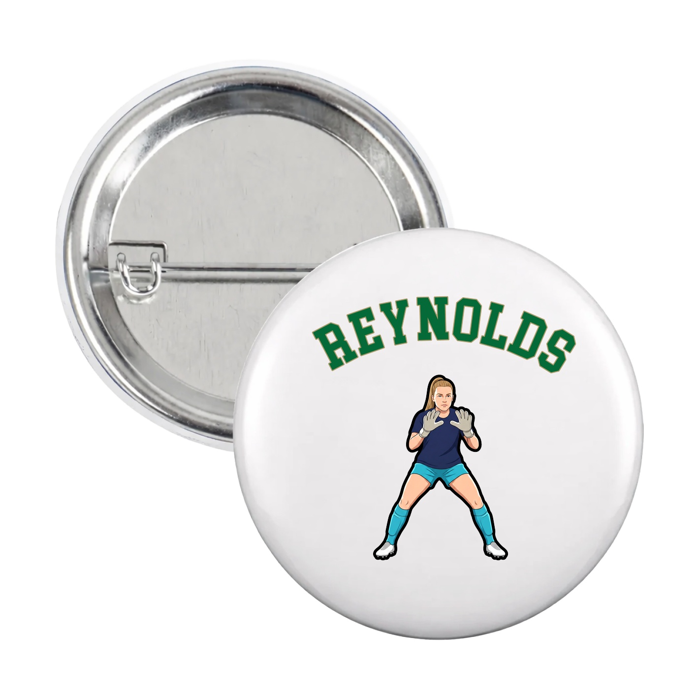 Game Day Button — Shirsey Arch in White