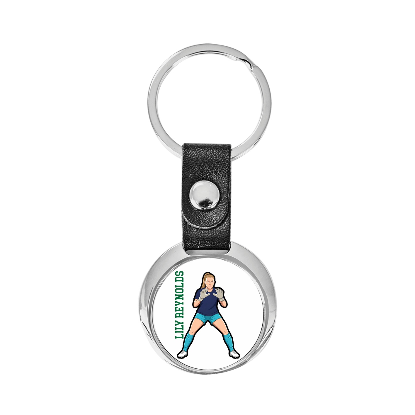 Key Chain — Name Vertical in Classic