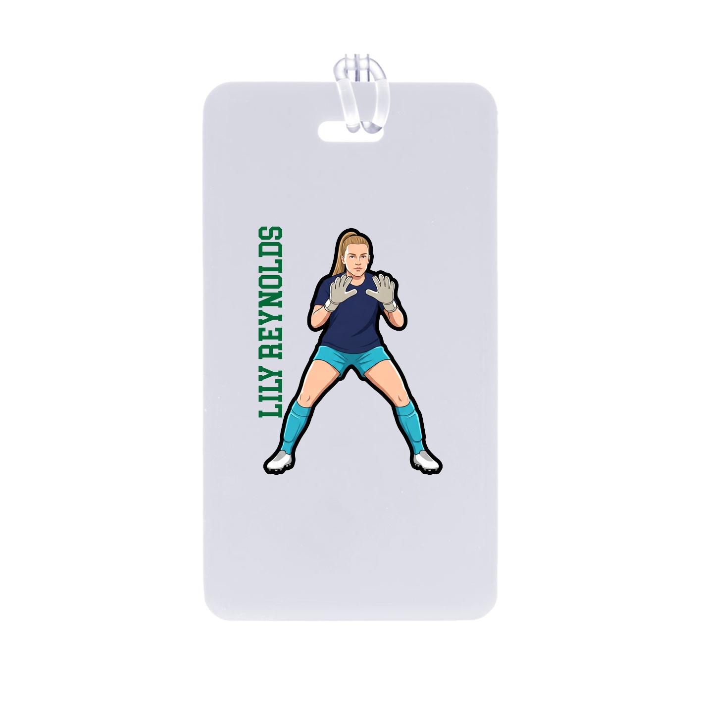 Bag Tag — Name Vertical in Classic