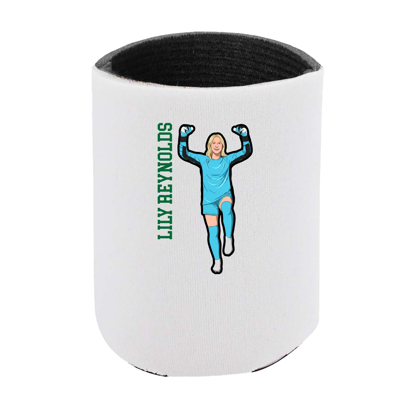 Can Holder — Name Vertical in White