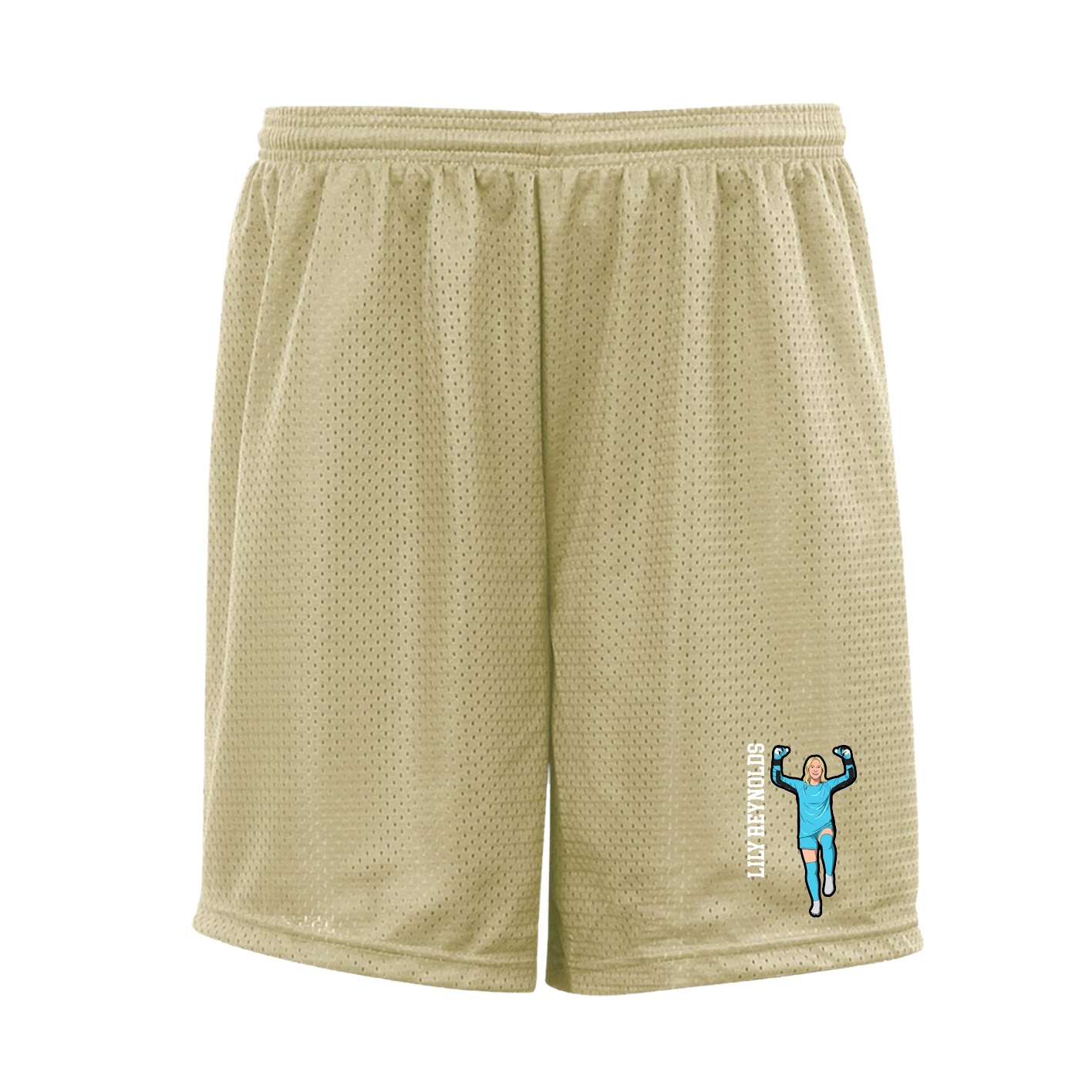 Shorts — Name Vertical in Vegas Gold