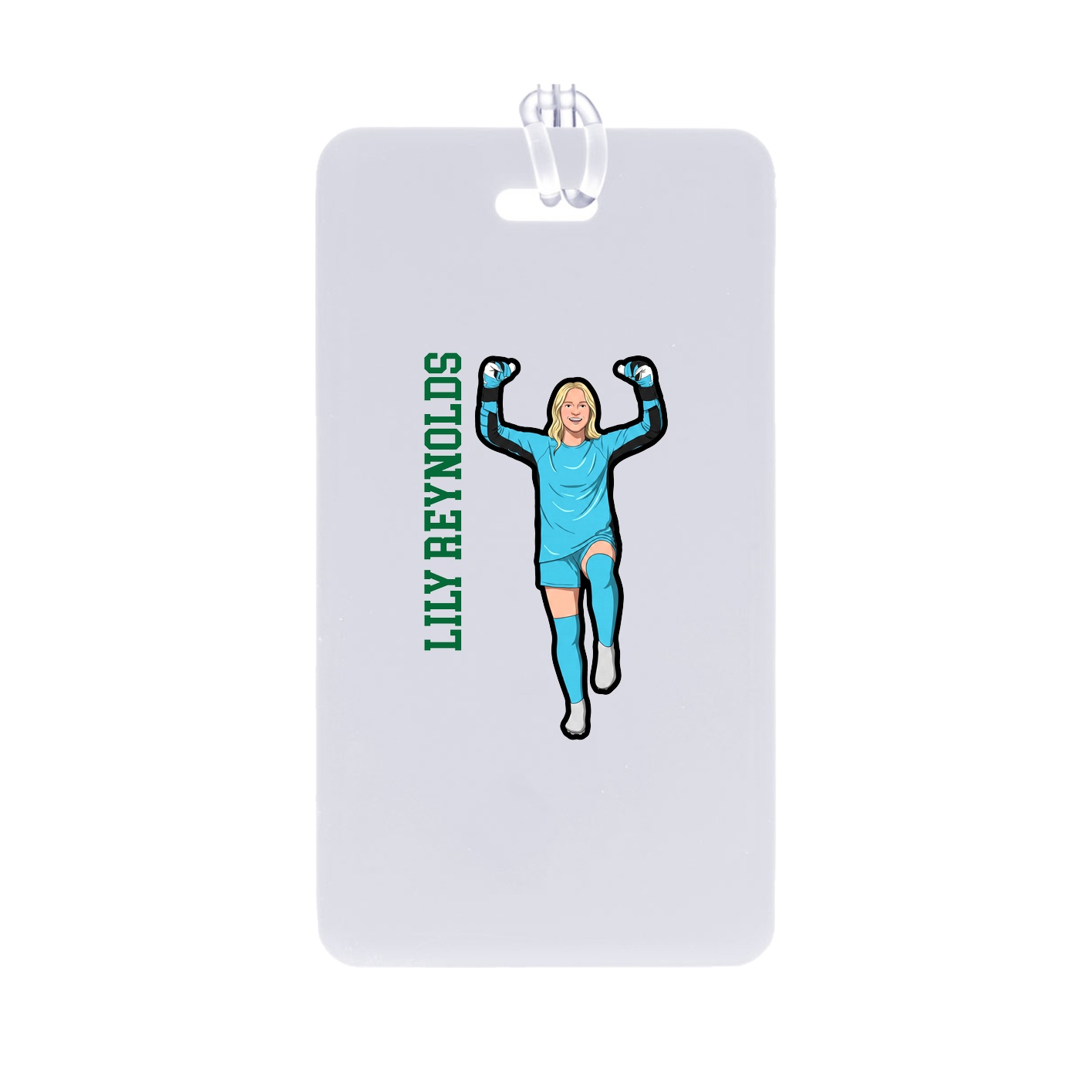 Bag Tag — Name Vertical in Classic