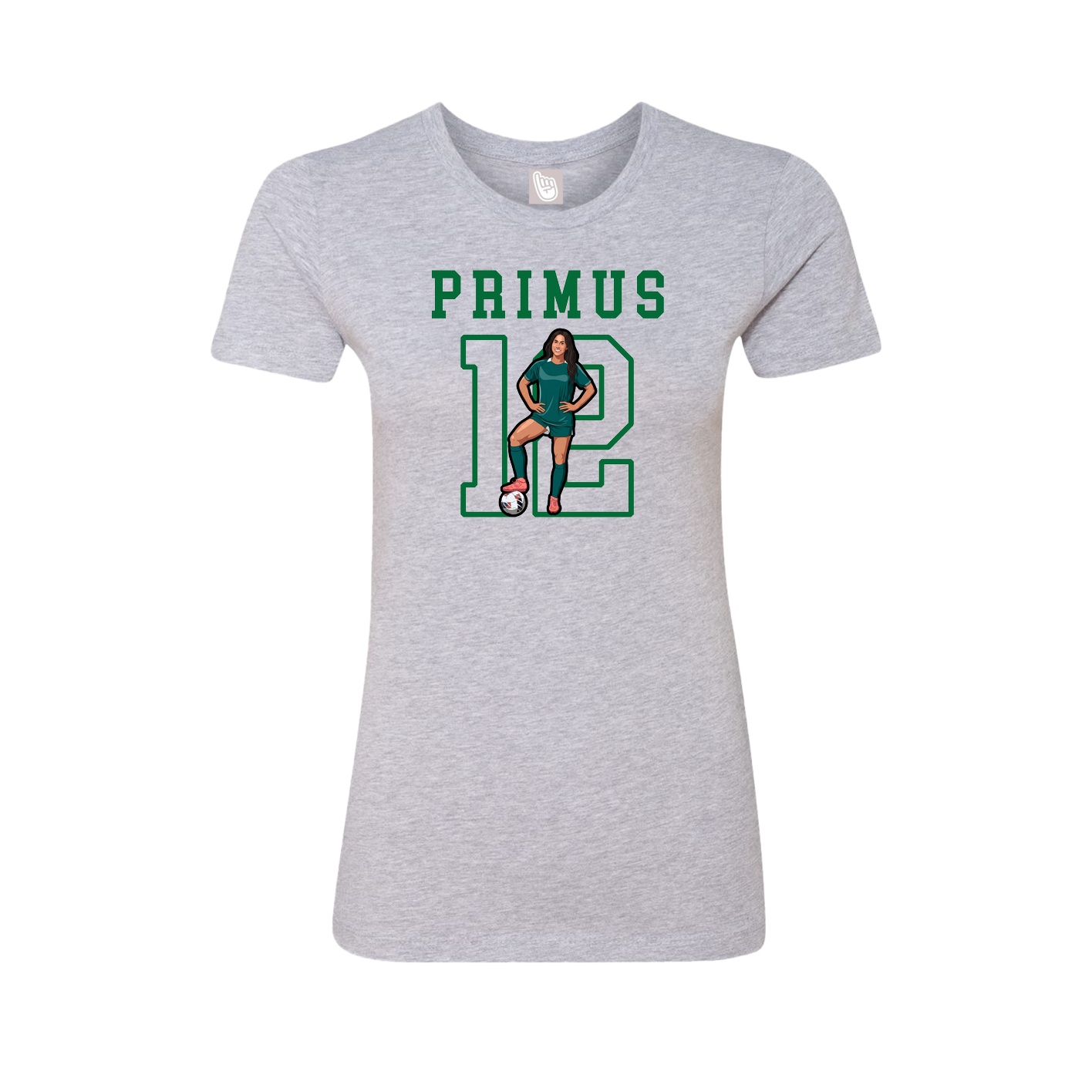 Fitted Women's Tee — Shirsey in Grey