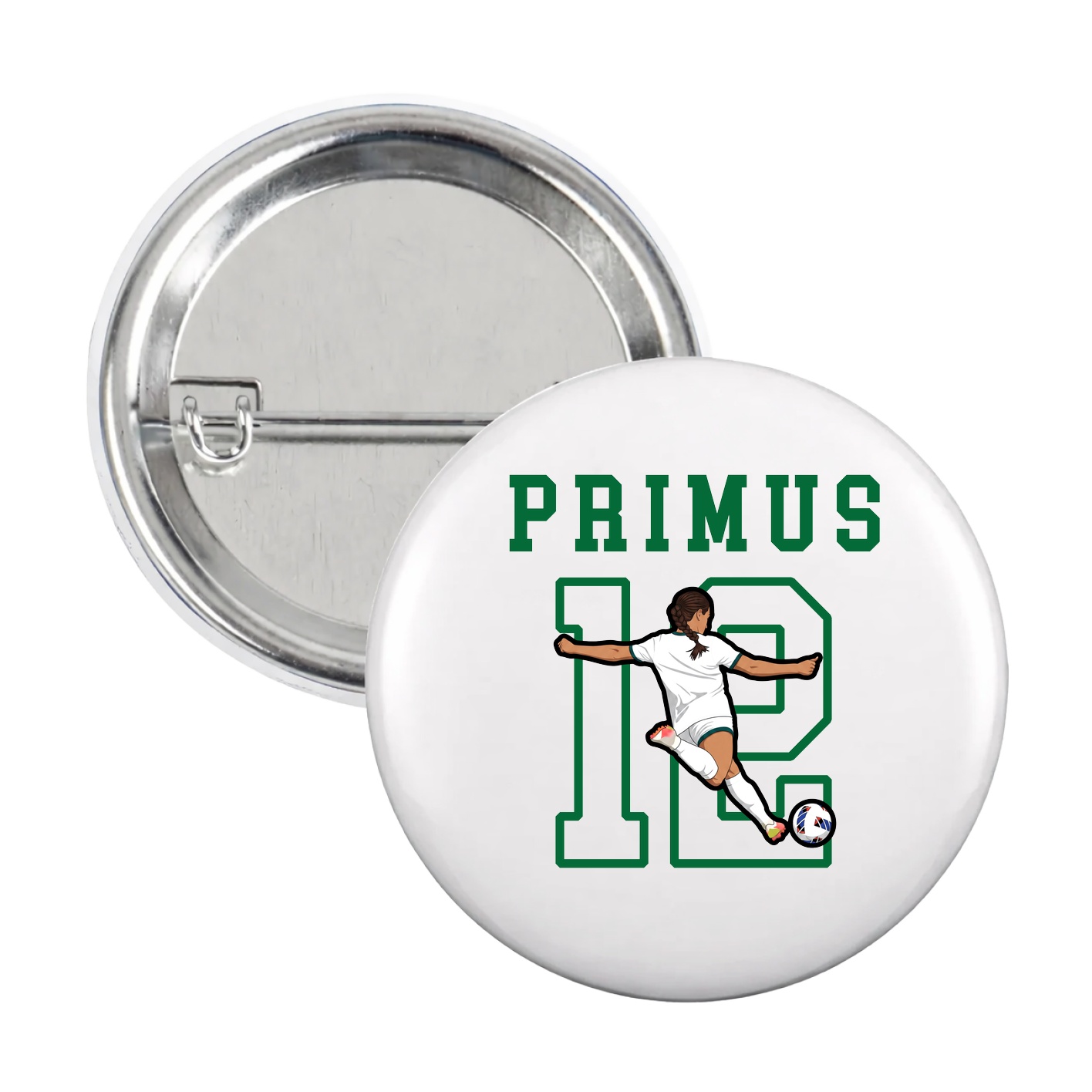 Game Day Button — Shirsey in White