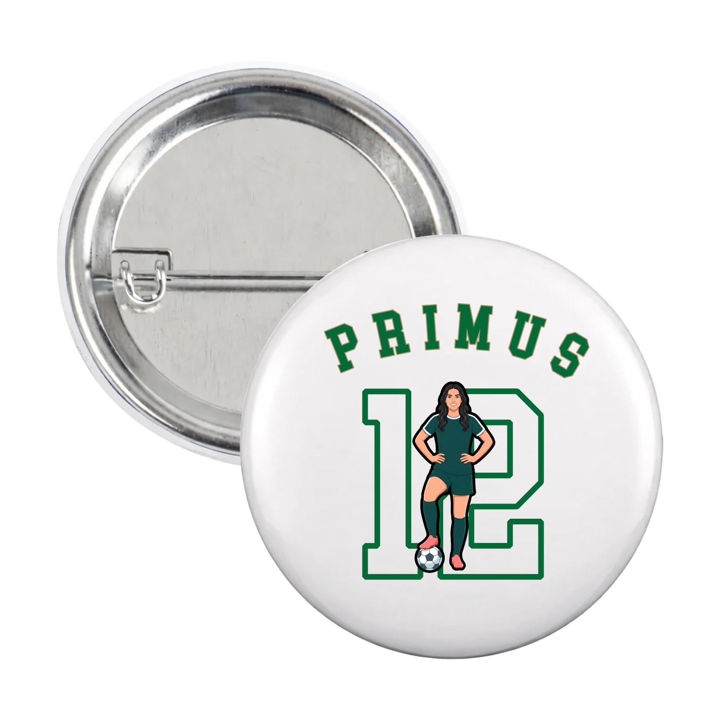 Game Day Button — Shirsey Arch in White