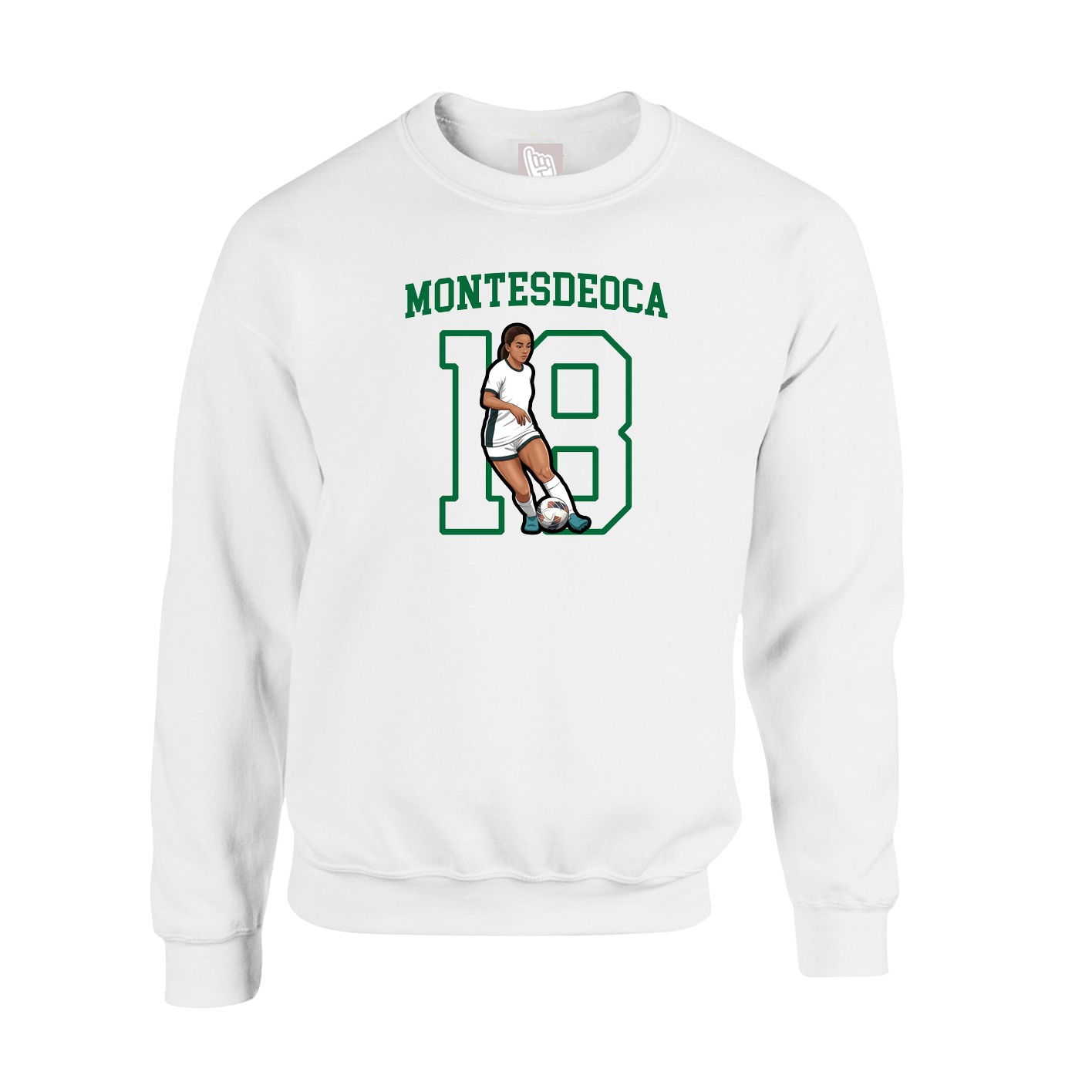 Fleece Crew — Shirsey in White
