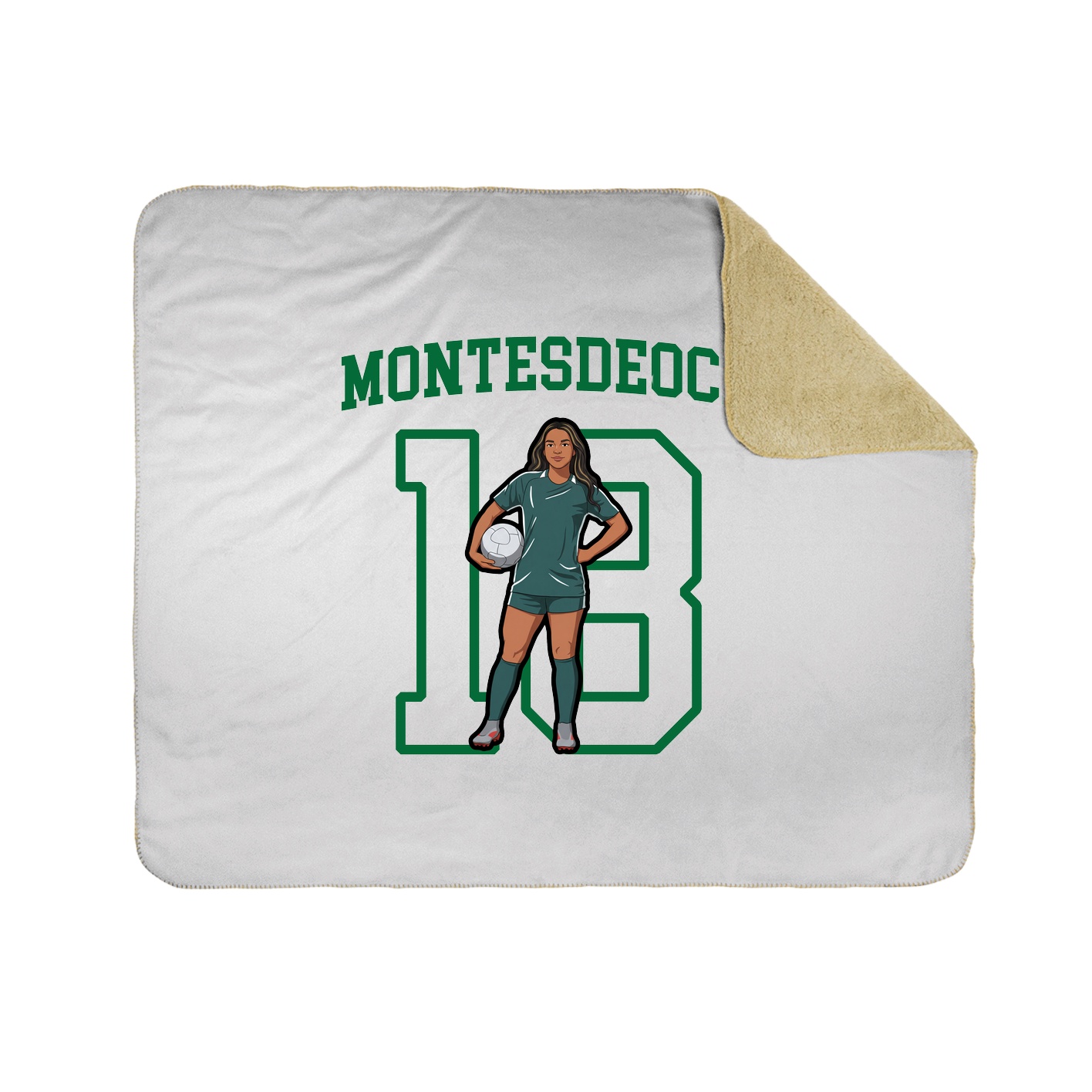 Throw Blanket — Shirsey in White