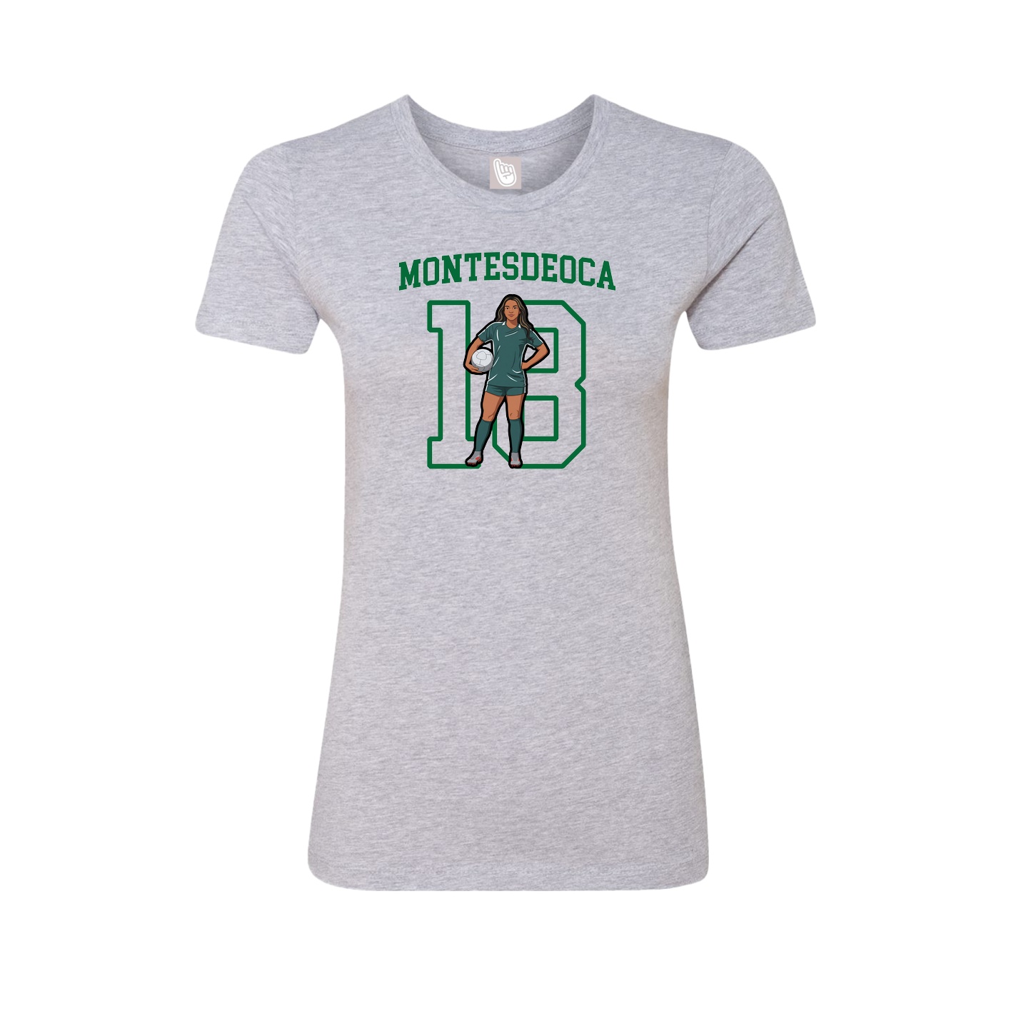 Fitted Women's Tee — Shirsey in Grey