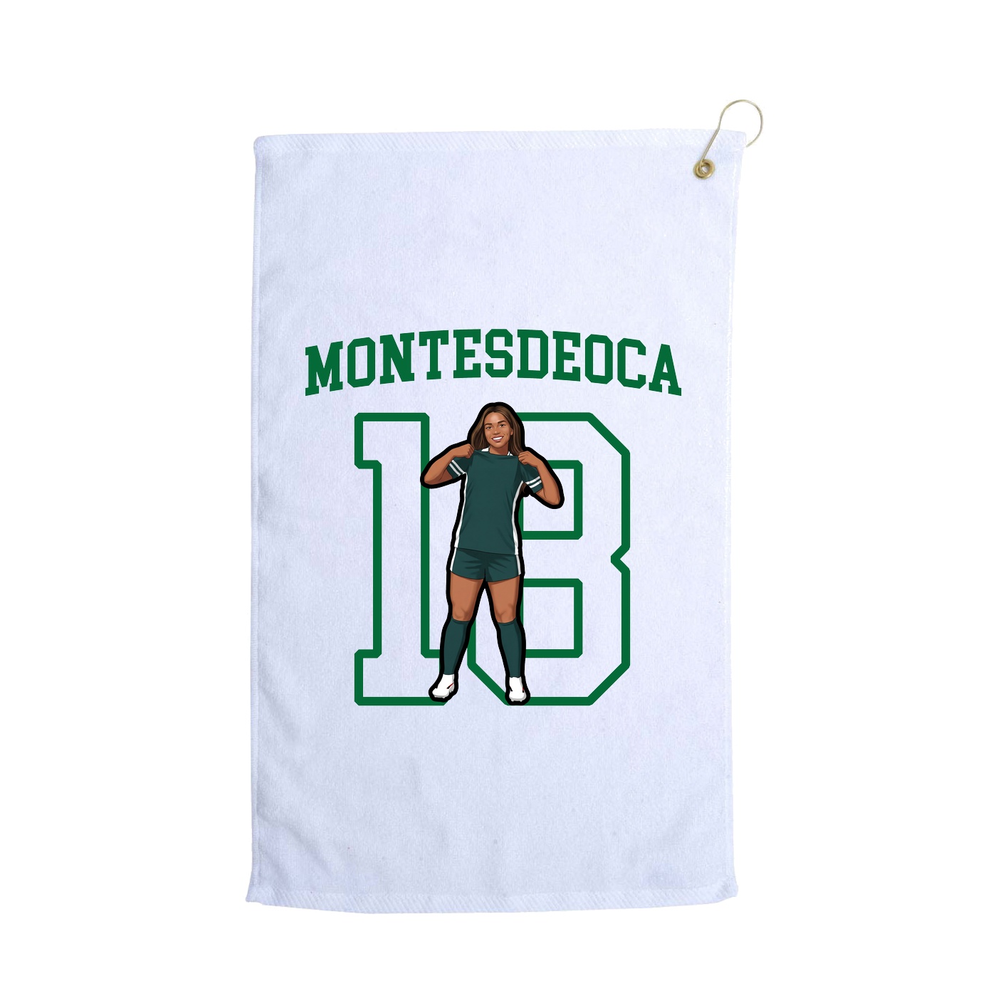 Golf Towel — Shirsey in White