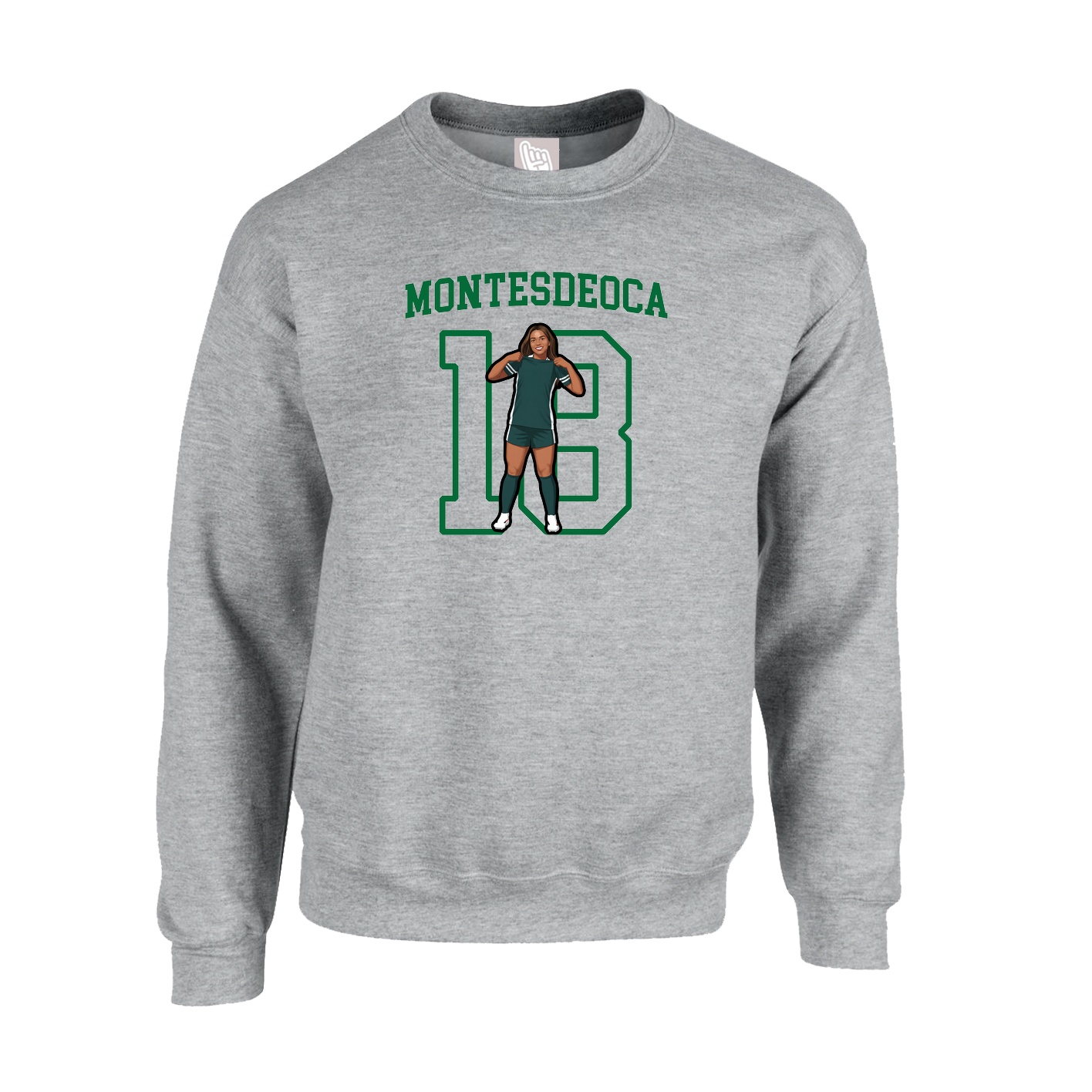 Fleece Crew — Shirsey in Grey