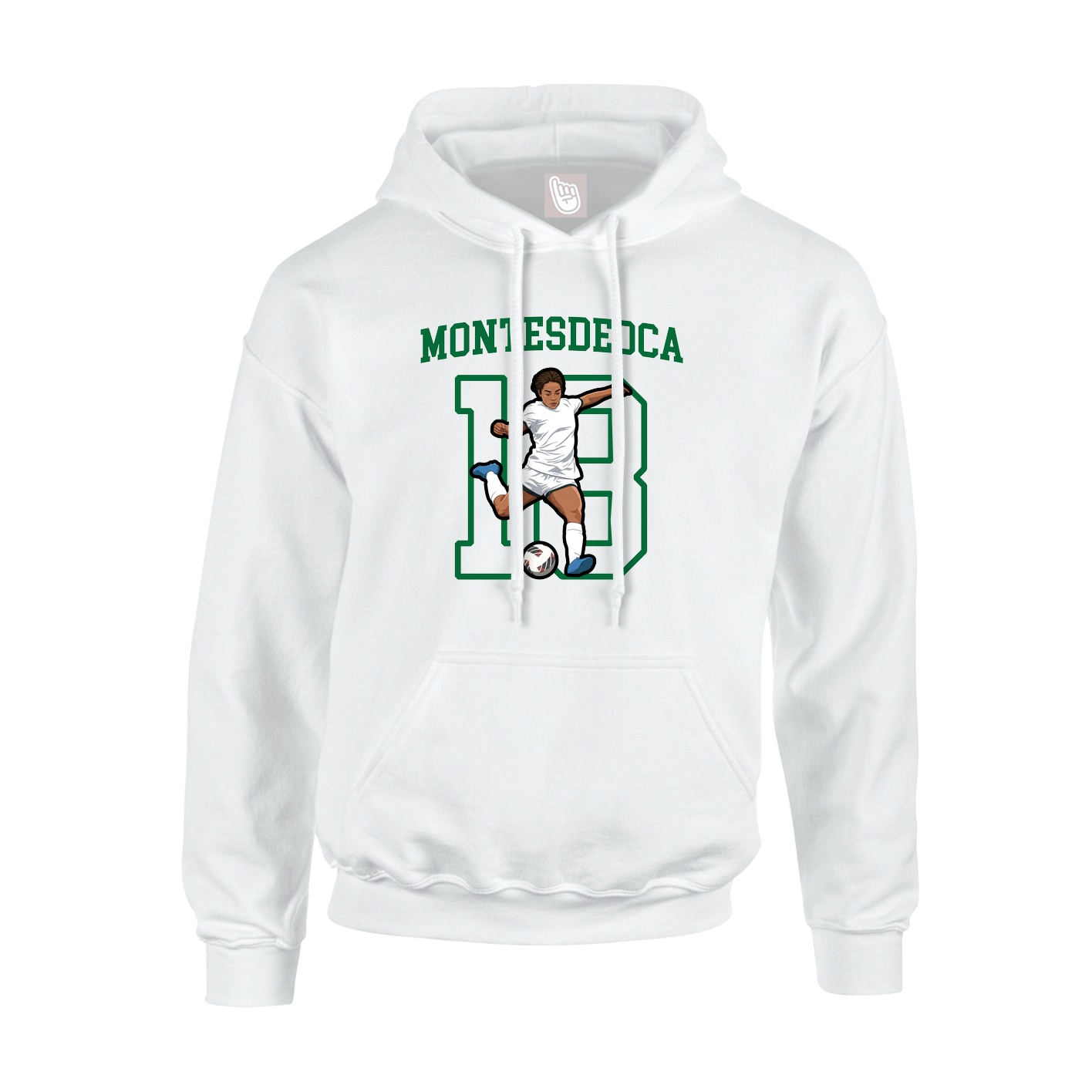 Hoodie — Shirsey in White