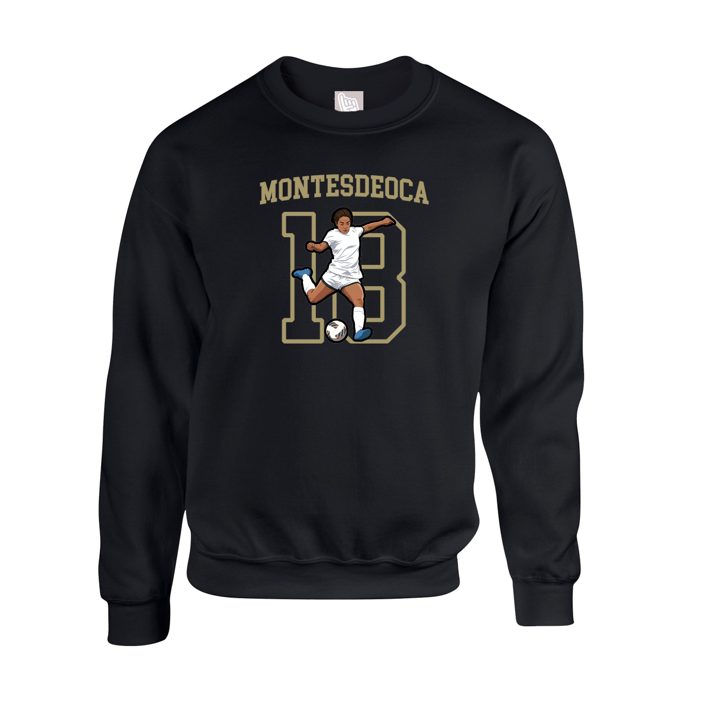 Fleece Crew — Shirsey in Black