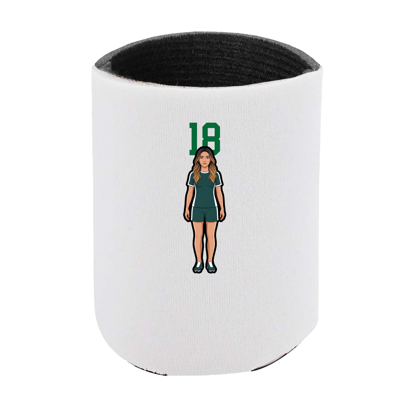 Can Holder — Number Top in White
