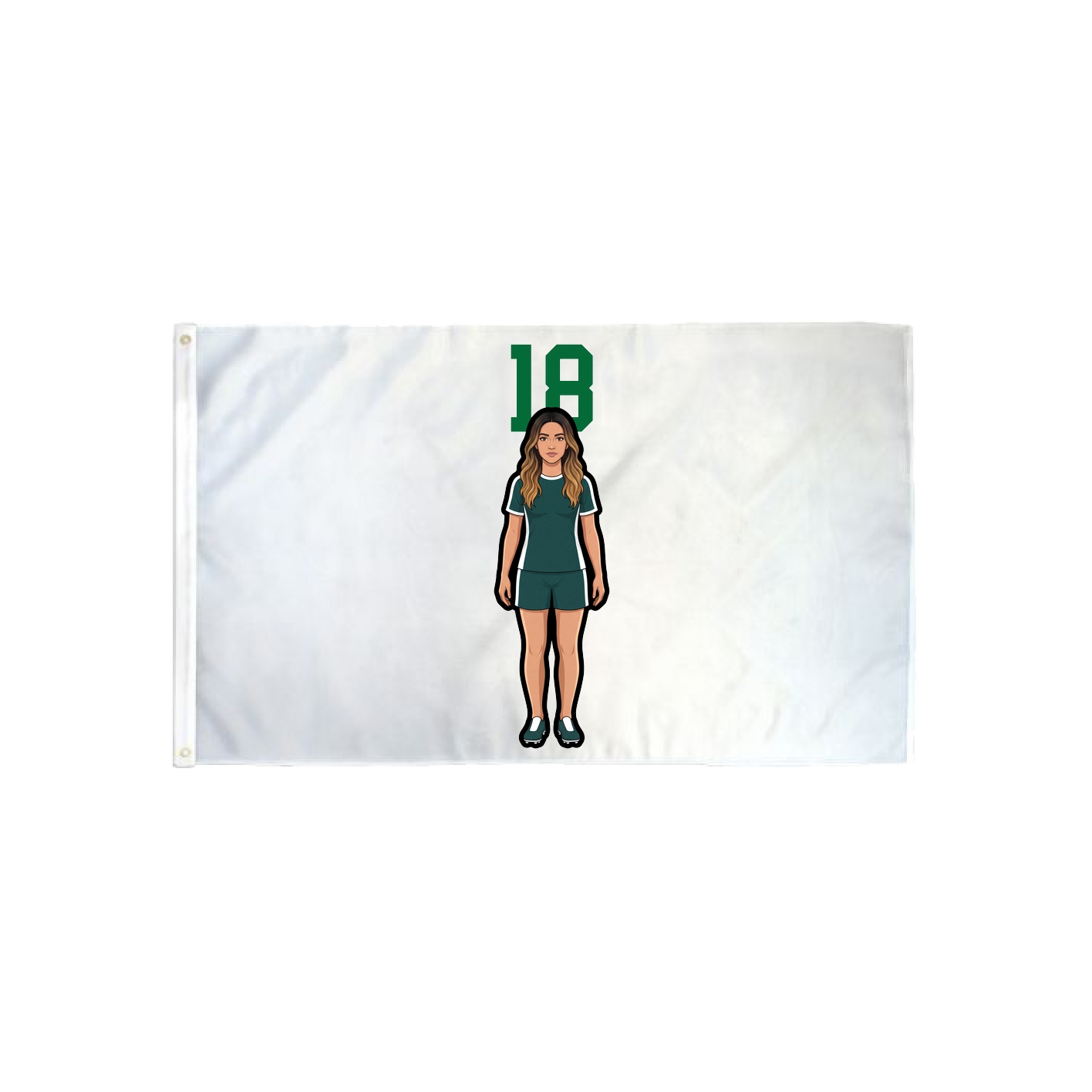 3x5 Flag — Number Top in Classic