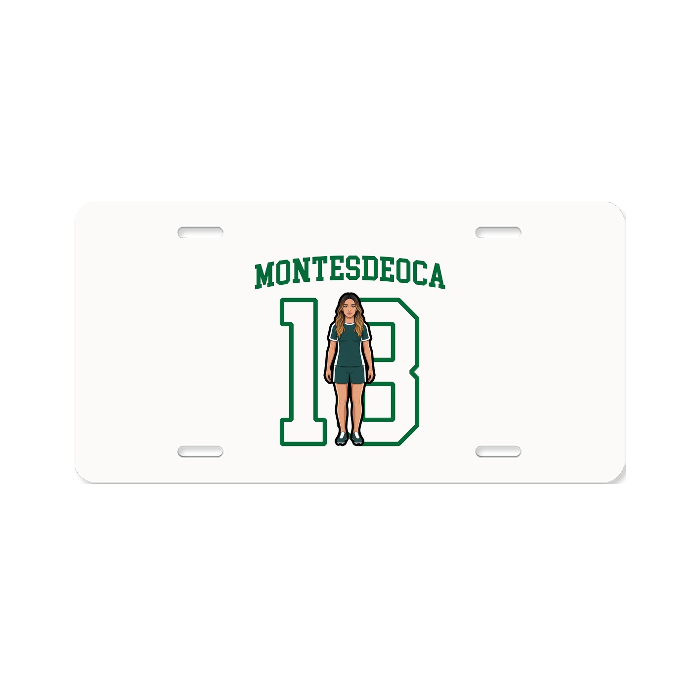 License Plate — Shirsey in Classic