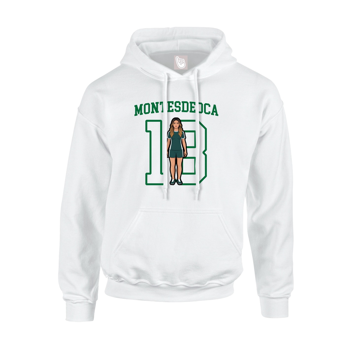 Hoodie — Shirsey in White