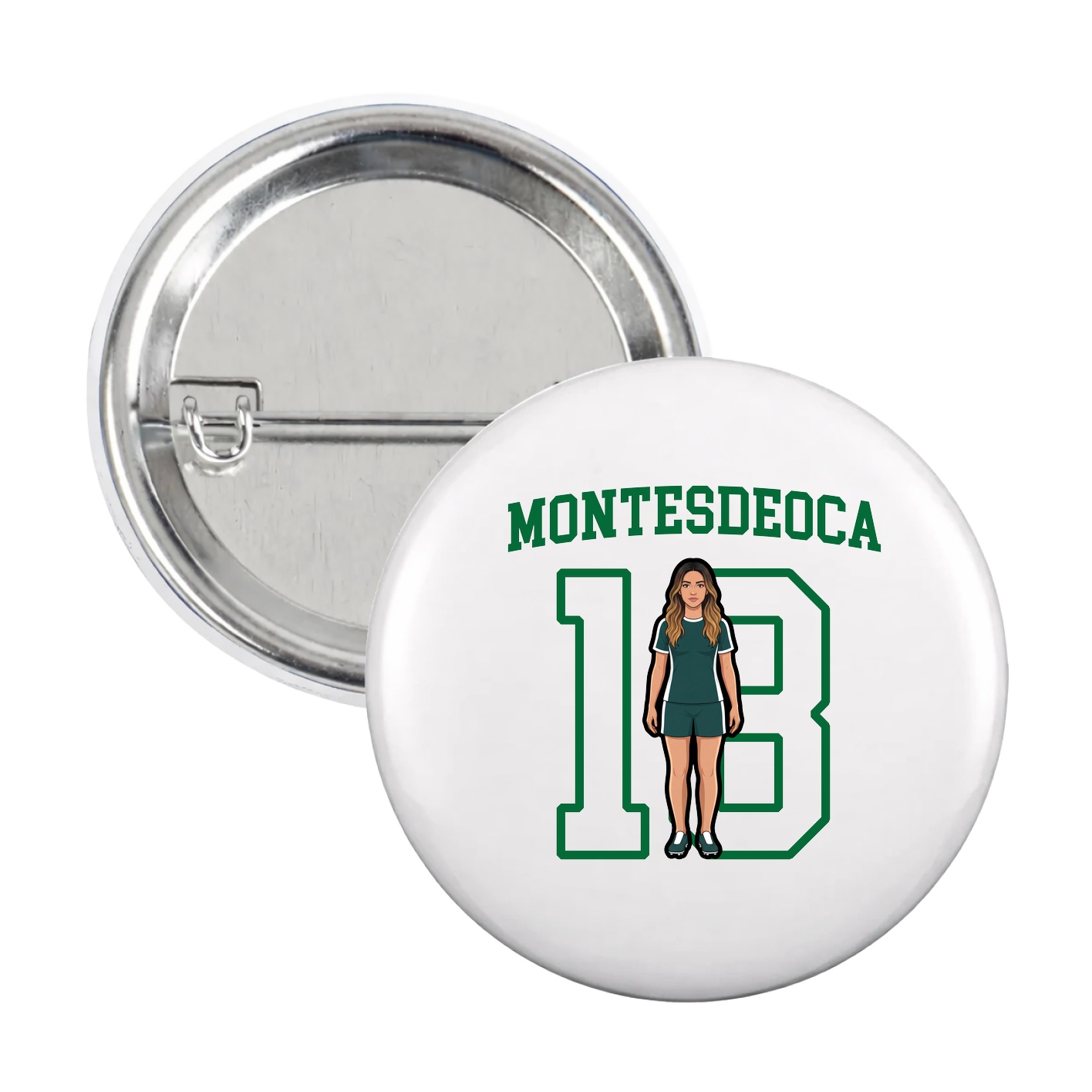 Game Day Button — Shirsey in White