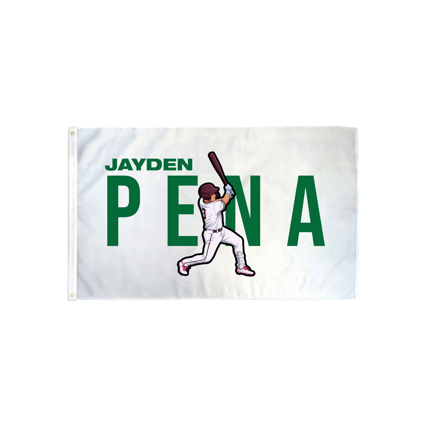 3x5 Flag — Player Name in Classic