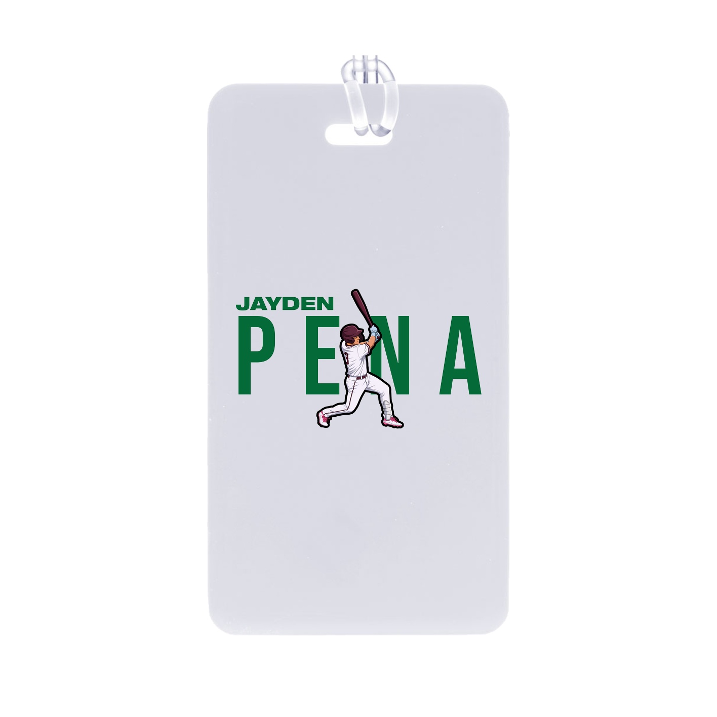 Bag Tag — Player Name in Classic
