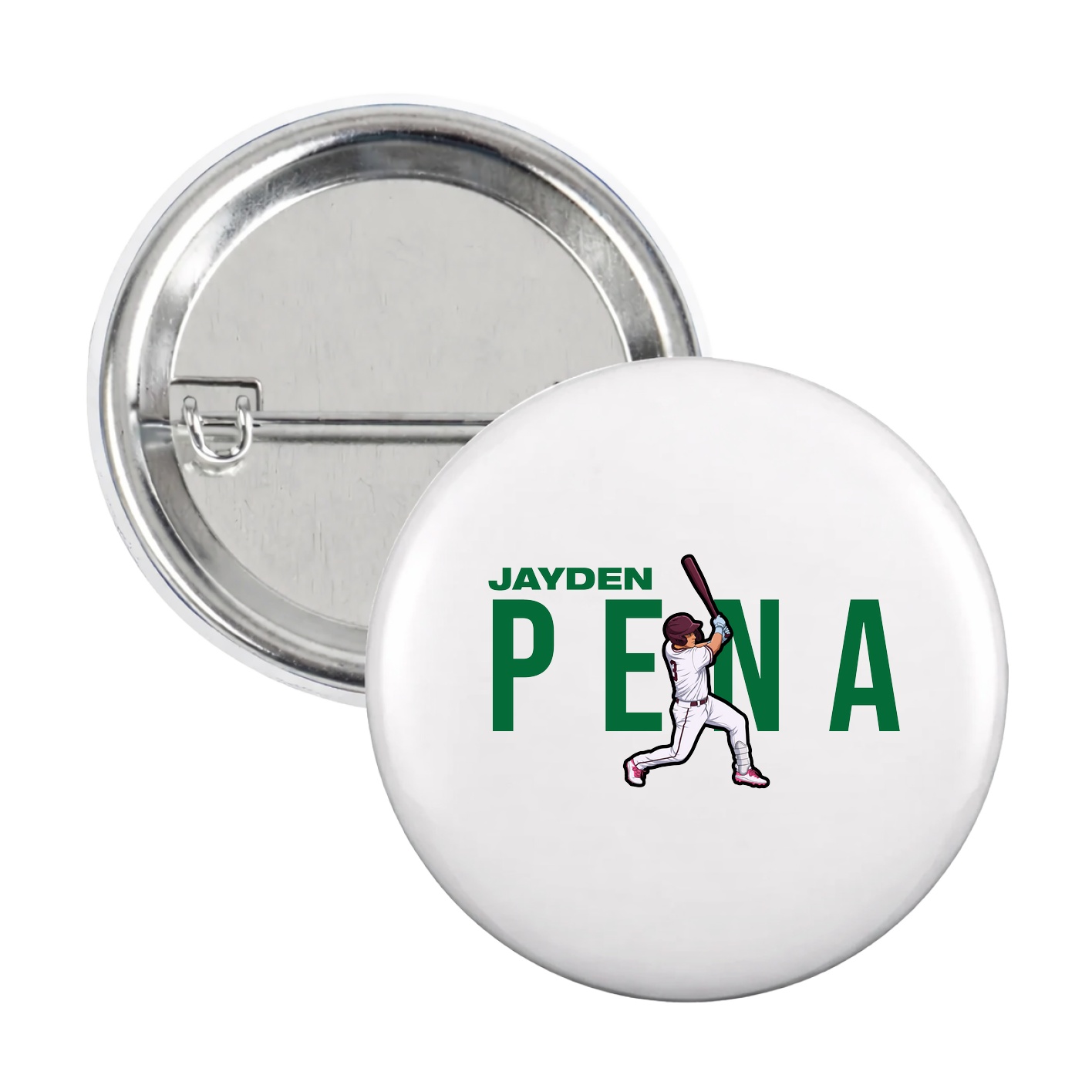 Game Day Button — Player Name in White