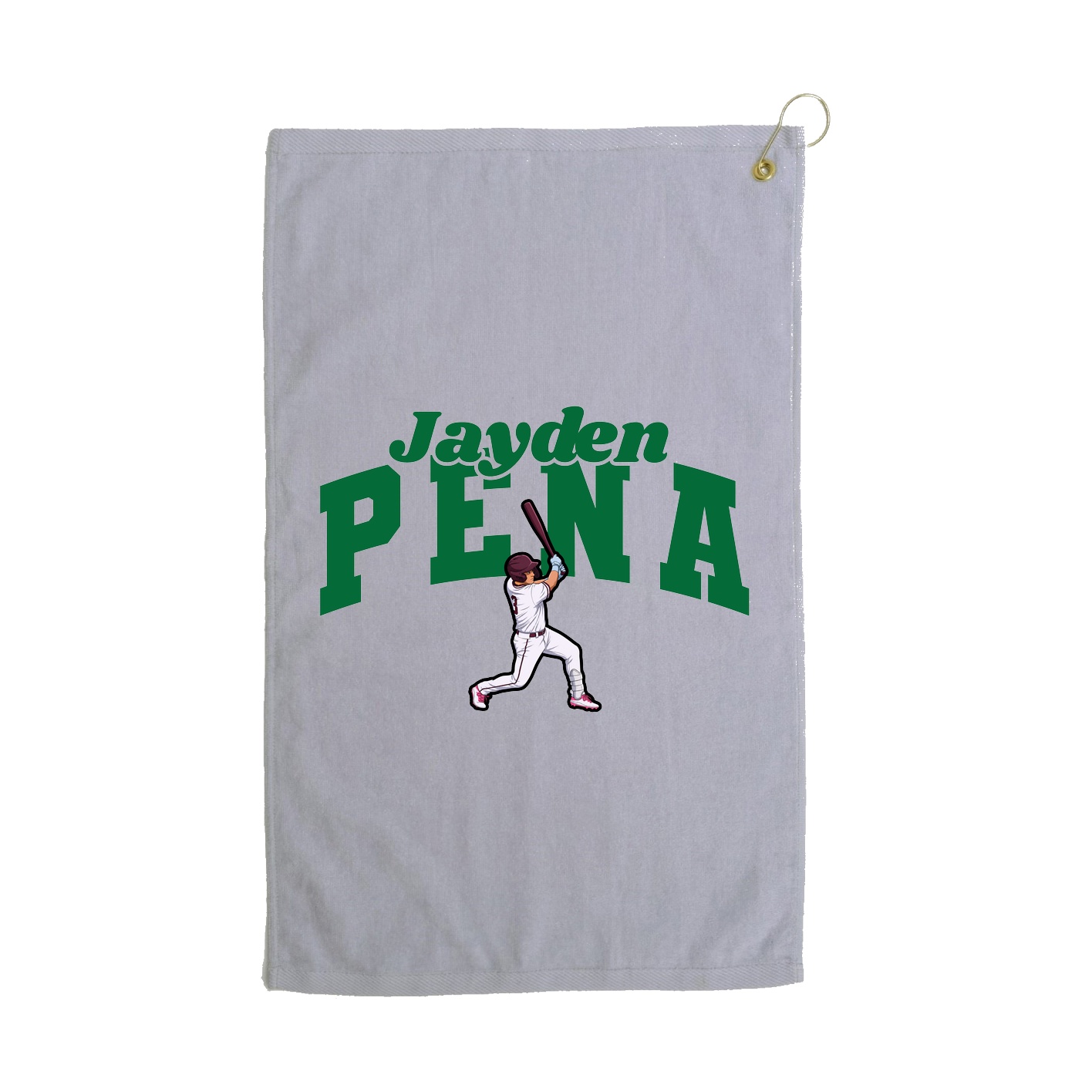 Golf Towel — Signature Arch in Grey
