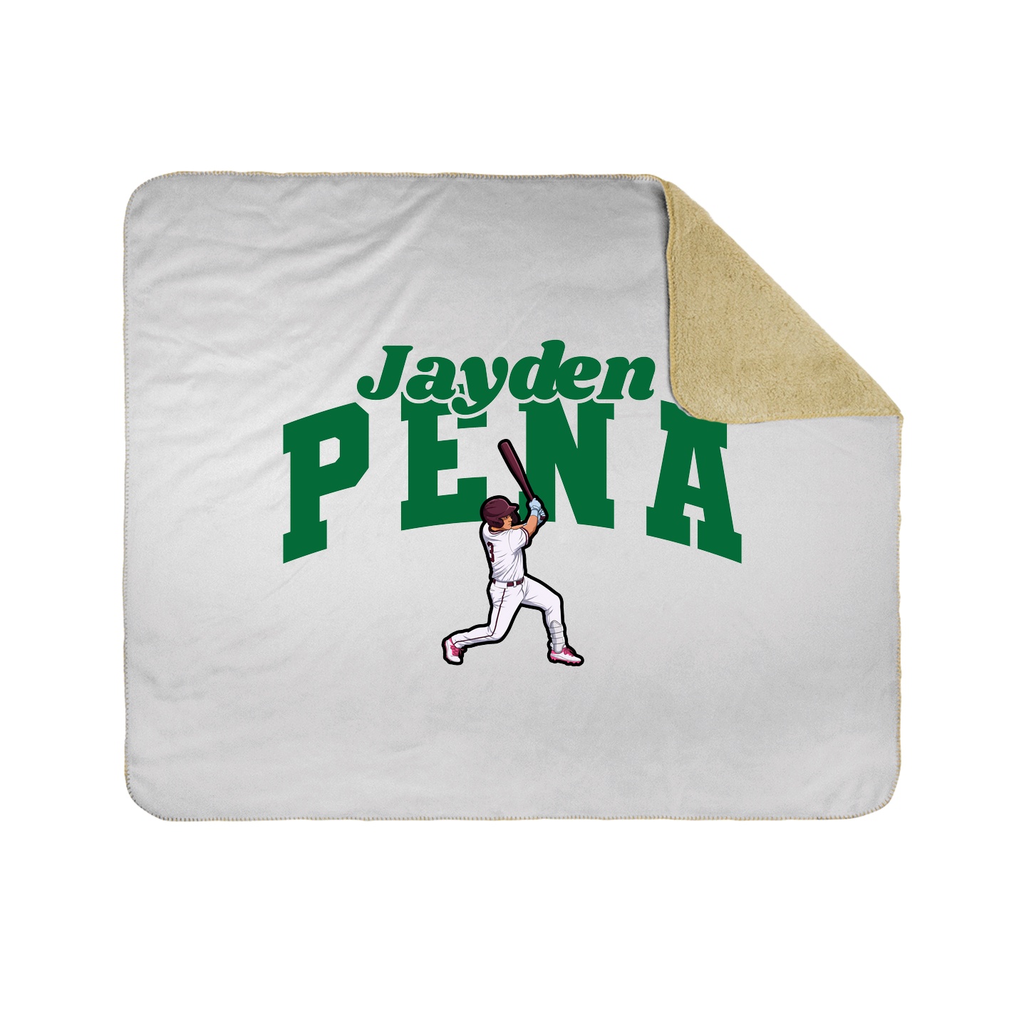 Throw Blanket — Signature Arch in White